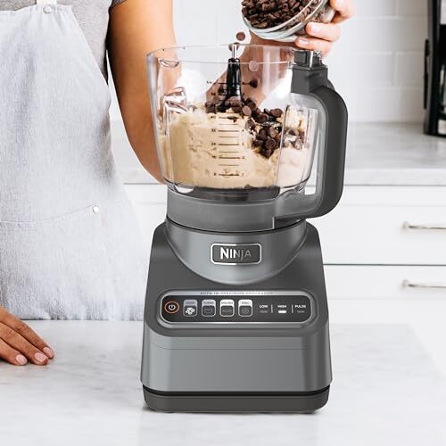 Ninja 1000 Peak Watt 9 Cup Food Processor with Auto iQ Technology Silver