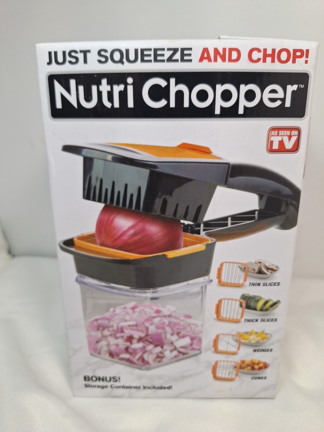 NUTRI CHOPPER- FOOD PROCESSOR/SLICER/DICER-AS SEEN ON TV! New🟡