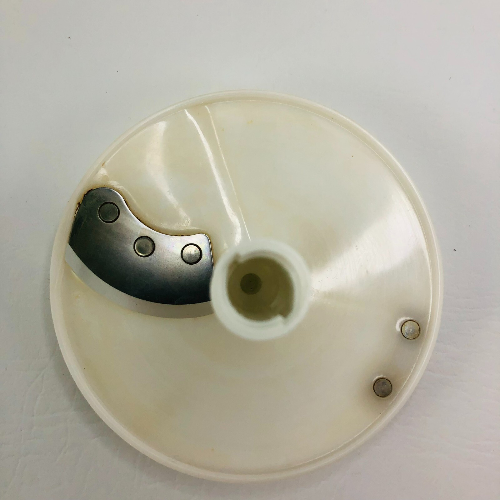 Cuisinart Food Processor Replacement Cutting Disk With Post For DLP 3 Used Clean