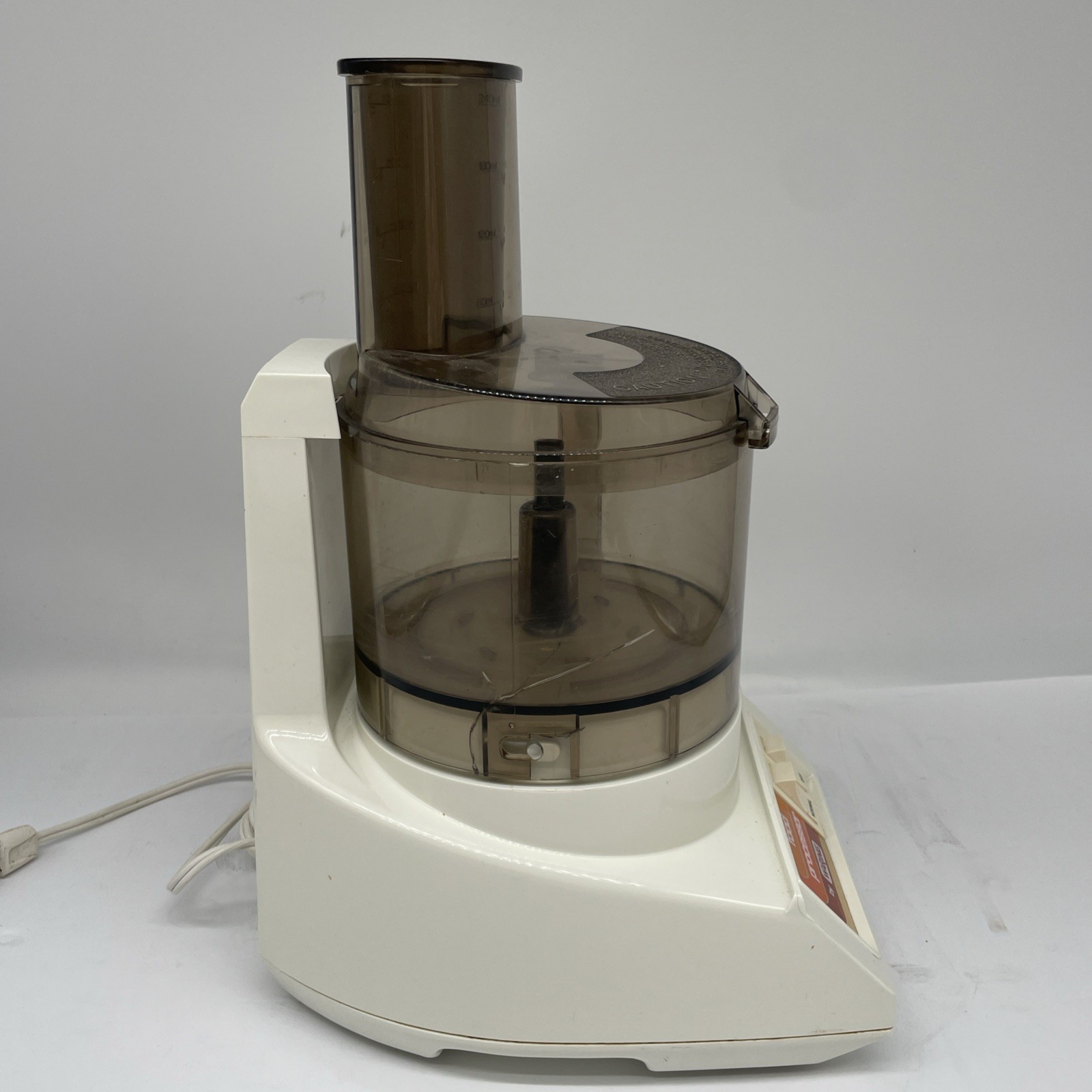 Vintage Food Processor Waring FP510 Blades Lid 806 1970s Retro WORKS CRACK BOWL