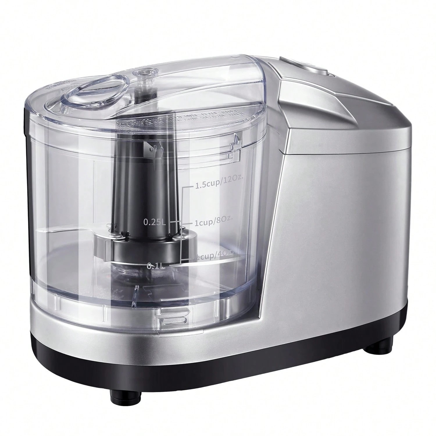 Mini Electric Food Chopper 1.5 Cup 100W Food Processor Meat Grinder