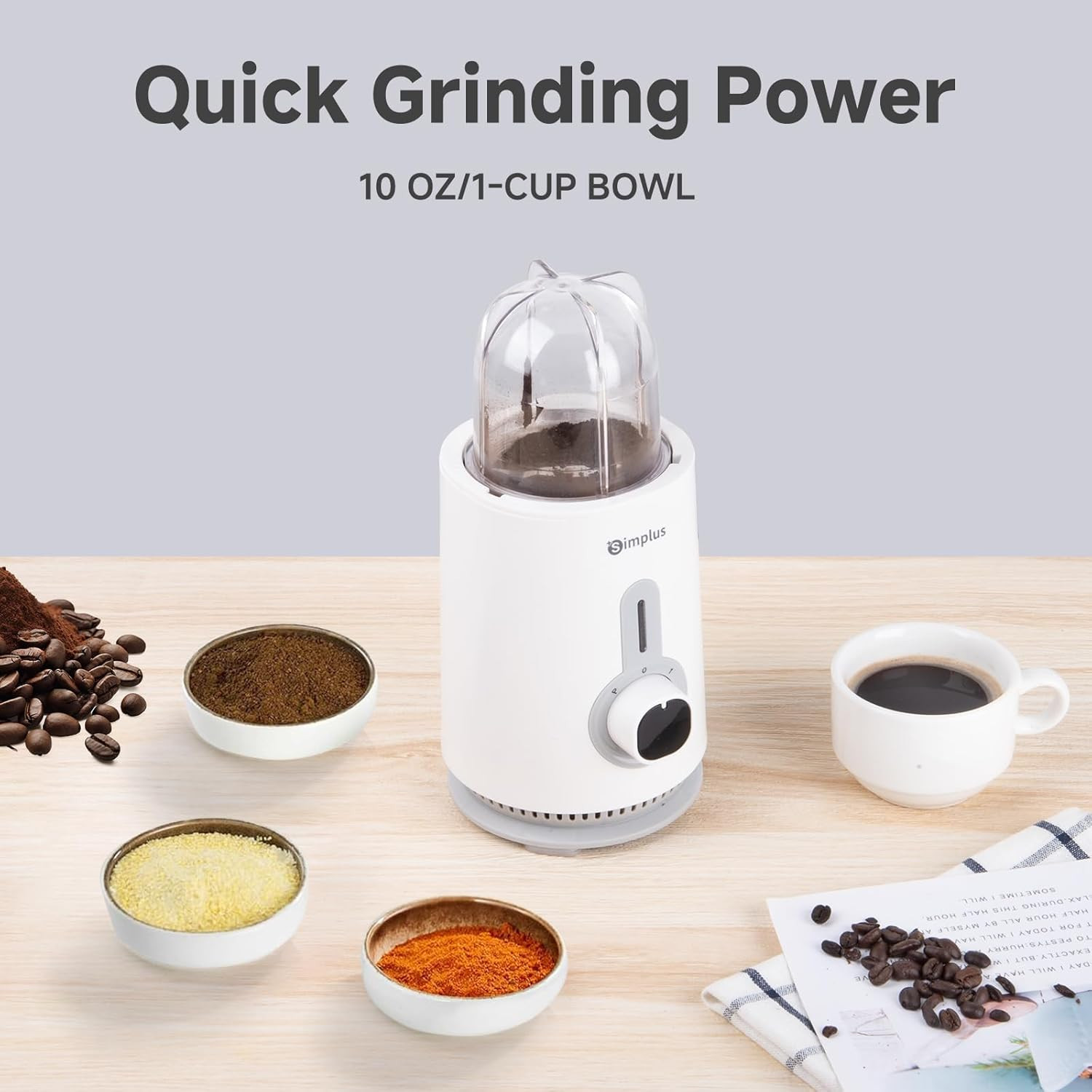 3 in 1 Blender and Food Processor Combo for Kitchen, Small Electric Food Chopper