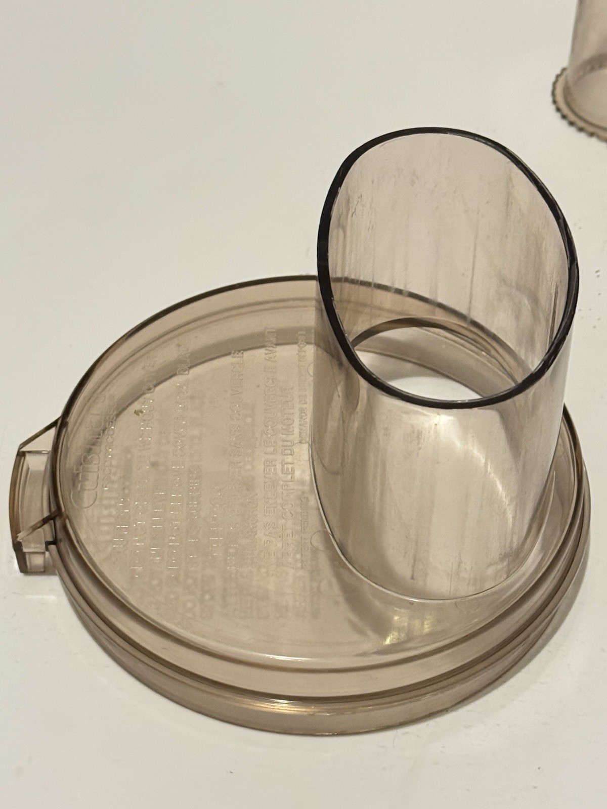 Cuisinart Food Processor FP-631W Top Lid & Chute [CFP 4 5 5A 9 Parts] + Pusher!