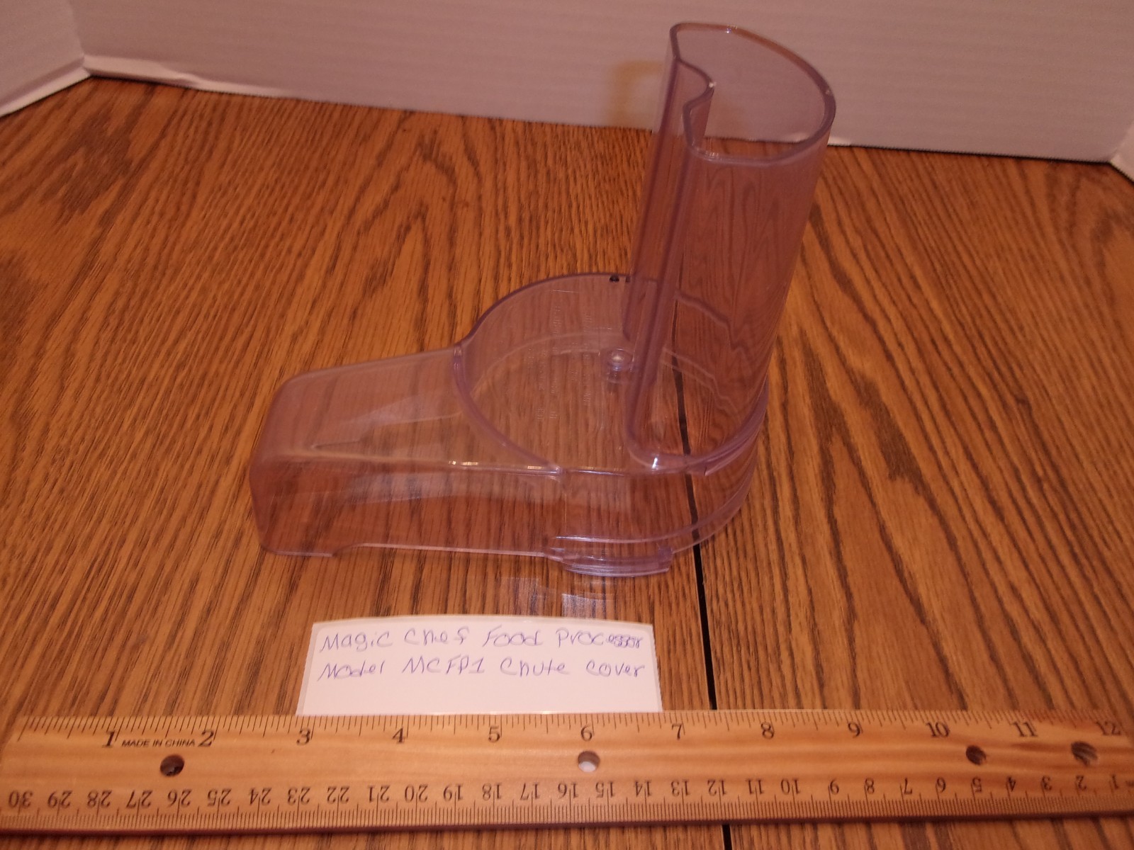 MAGIC CHEF MINI FOOD PROCESSOR MODEL MCFP1 CLEAR CHUTE COVER