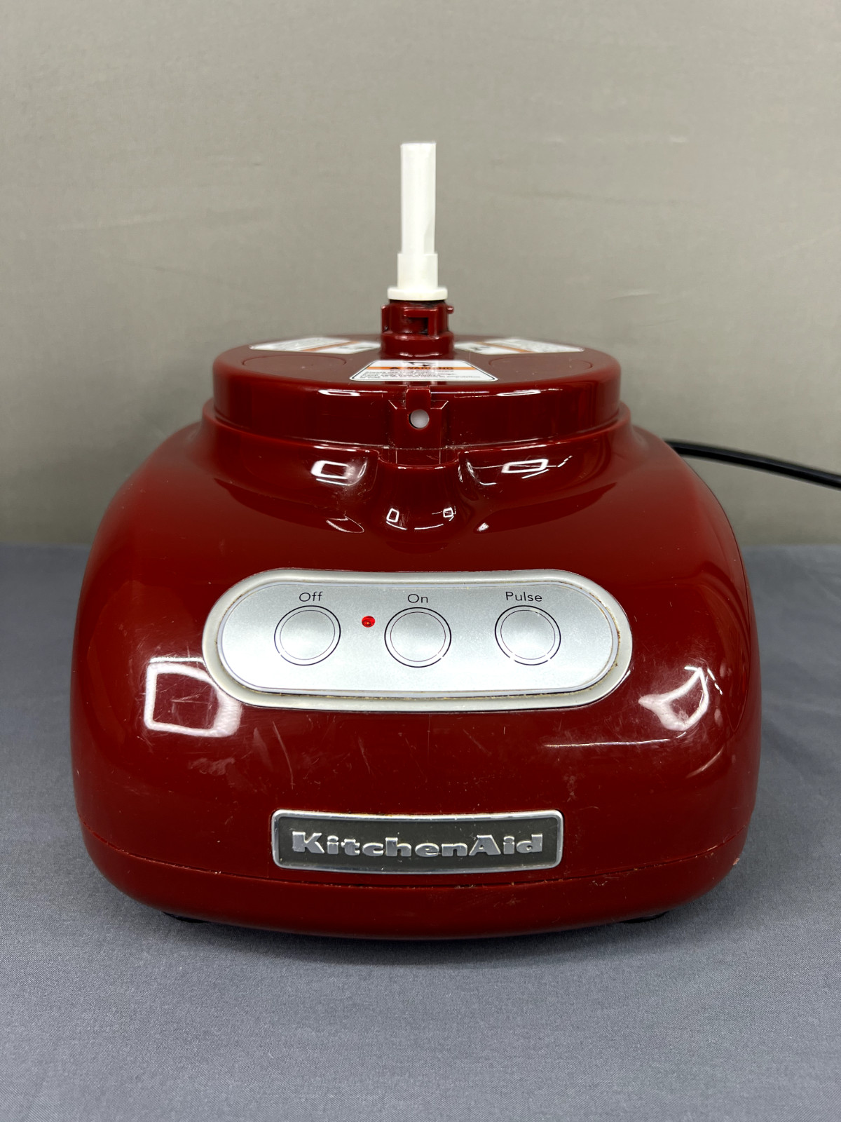 KitchenAid KFP740QGC1 Empire Red Food Processor Motor Base Only Tested Working