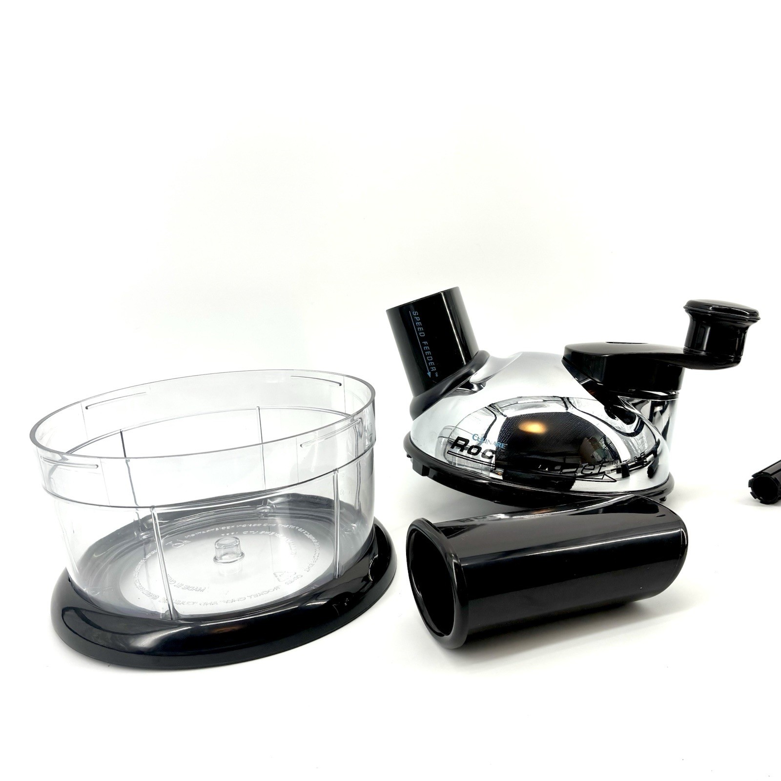 Culinare Rocket Chef 2 Speed Manual Food Processor Complete w Attachments