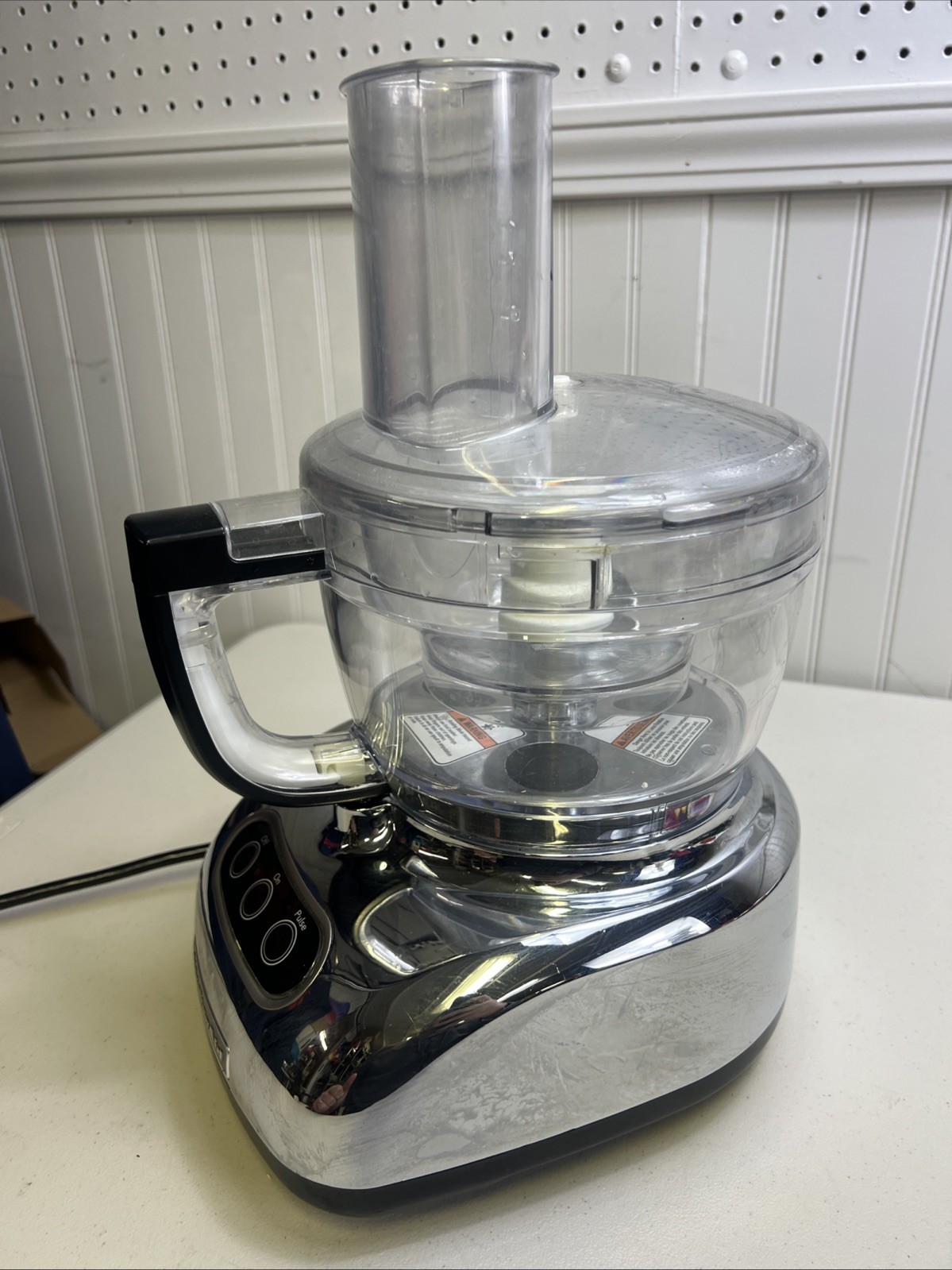 KitchenAid 9-Cup Food Processor MODEL KFP740CR0 Chrome + Accessorie Tested