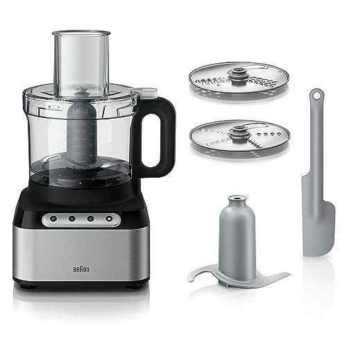 BRAUN EASY PREP 8C FOOD PROCESSOR – SILVER – Scratch & Dent