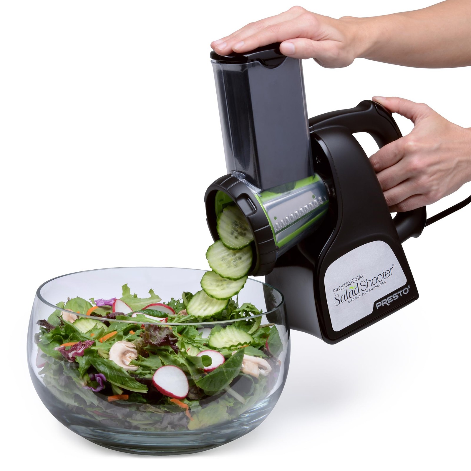 Presto 02970 Professional SaladShooter Electric 1 Size, Black