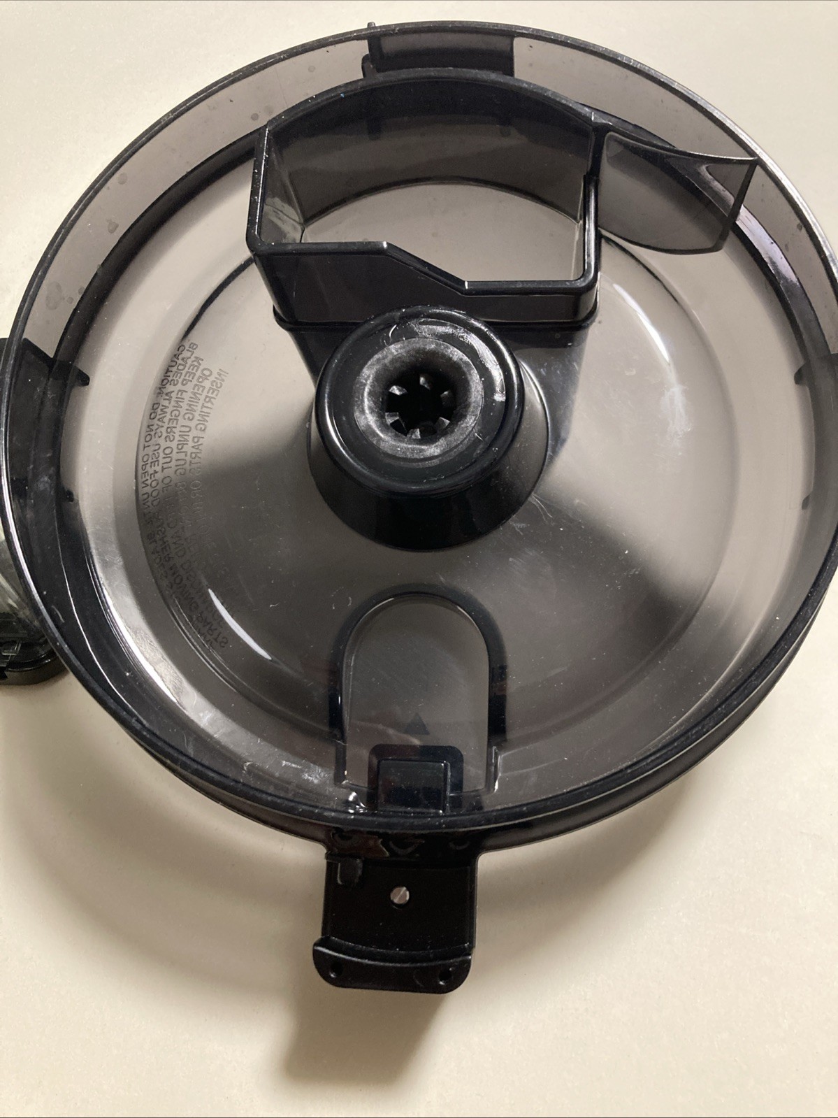 Ninja Blender Food Processor BL820 Feed Chute Lid W/ Lock, Pusher Replacement