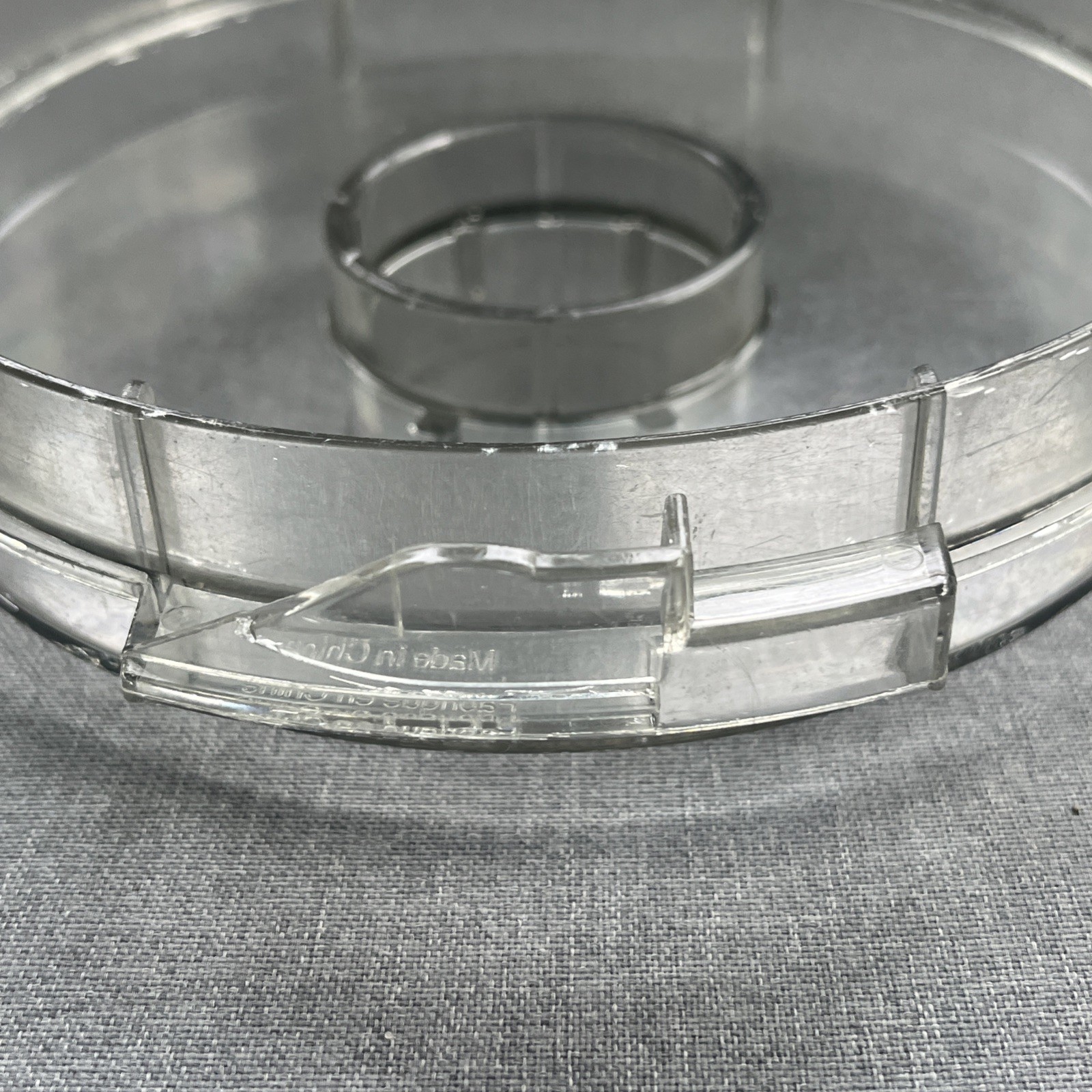 Cuisinart Pro Classic Food Processor DLC-116GTXT Flat Clear Lid & Cover Cap Fair