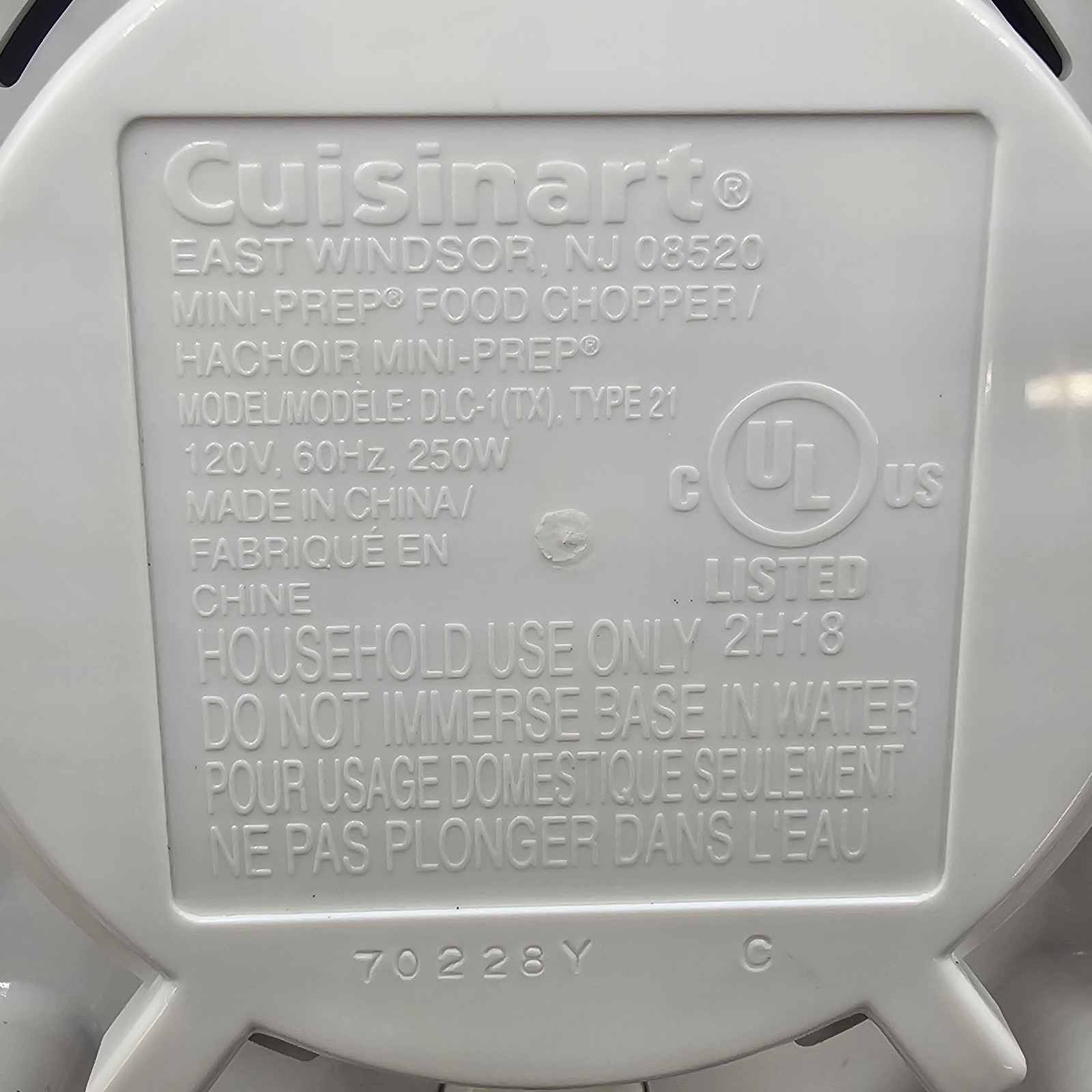 Cuisinart Mini-Prep Food Processor DLC-1 Chopper 2-speed – Works Great!
