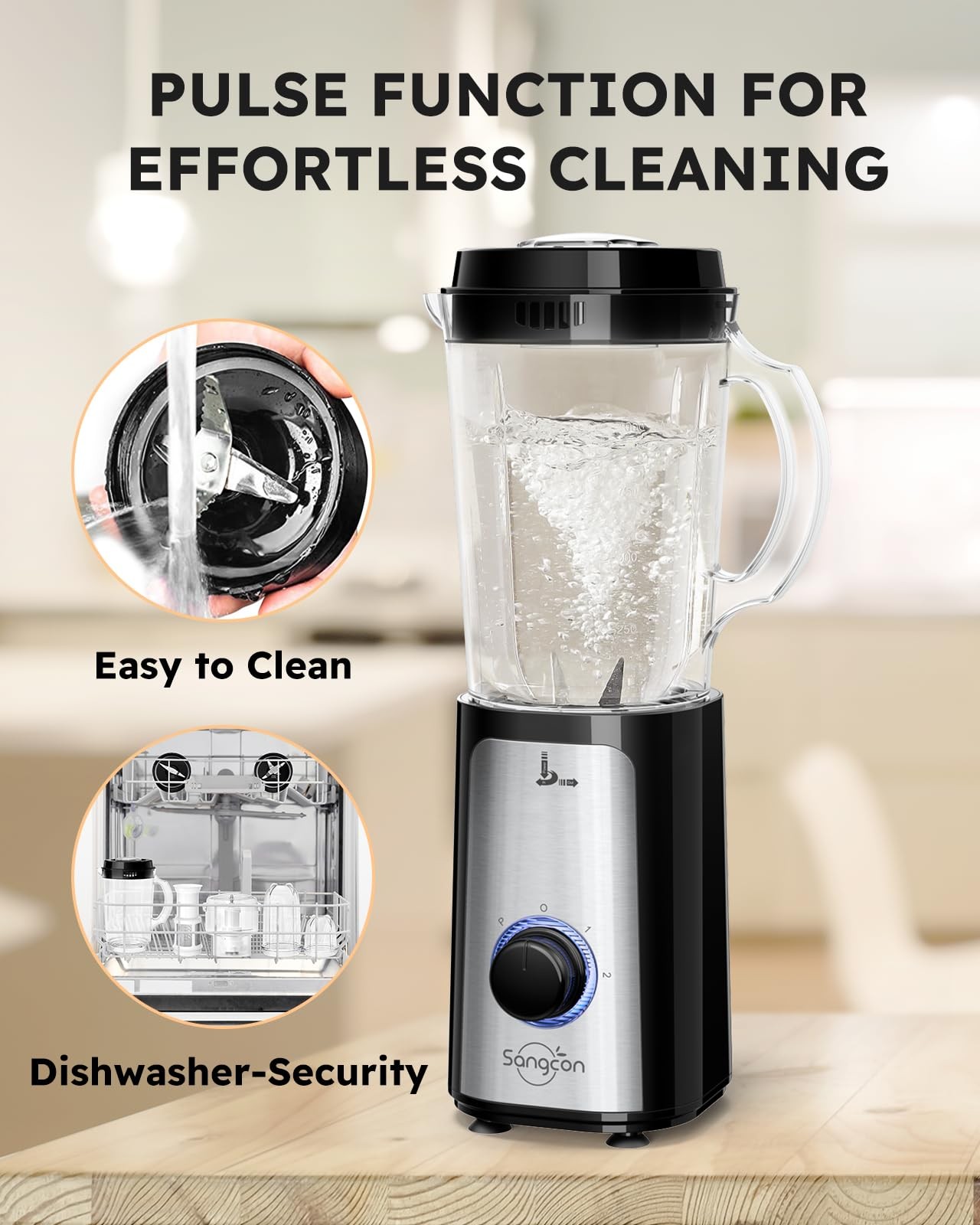 5 in 1 Blender and Food Processor Combo for Kitchen, Small Food Chopper for M…