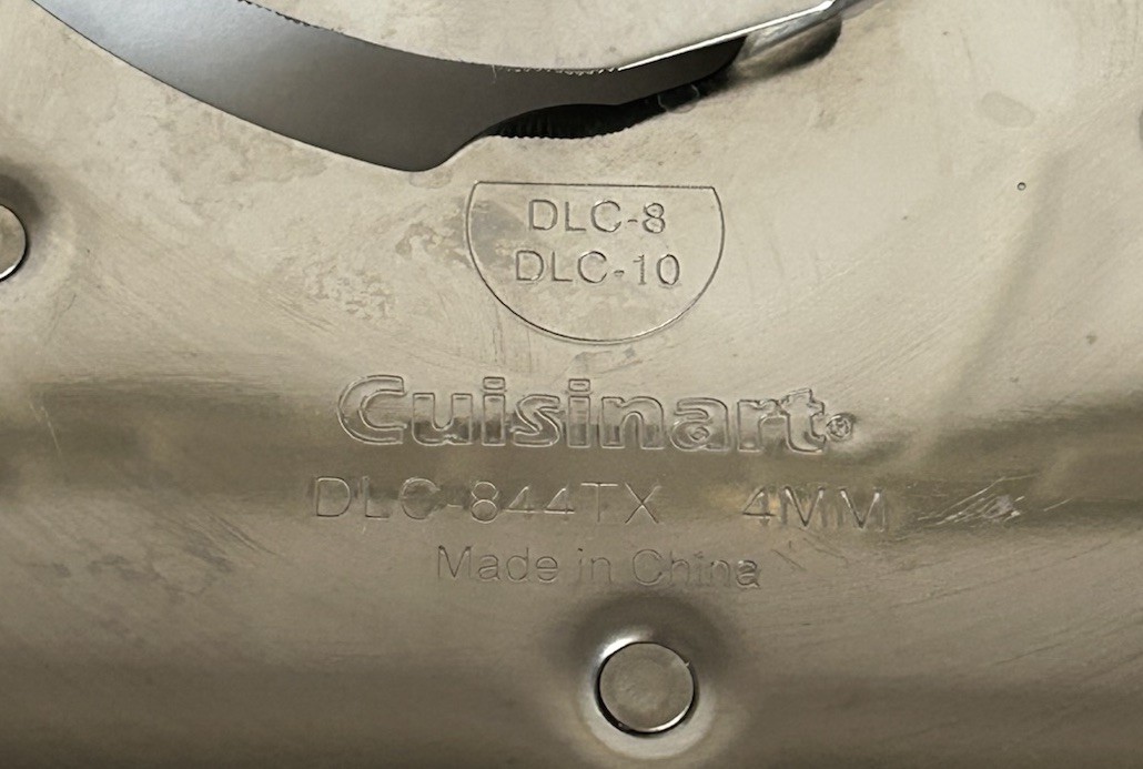 Cuisinart Pro Classic Food Processor Replacement Blade DLC-844TX Medium Disc