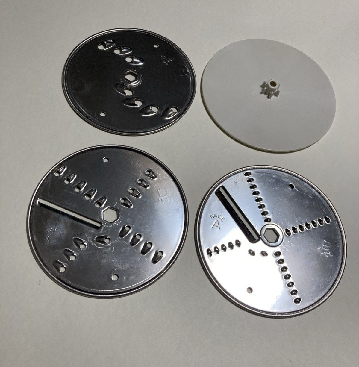 Moulinex La Machine 354 390 Food Processor 3 Discs Blades & Slinger Plate Set
