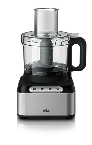 BRAUN EASY PREP 8C FOOD PROCESSOR – SILVER – Scratch & Dent