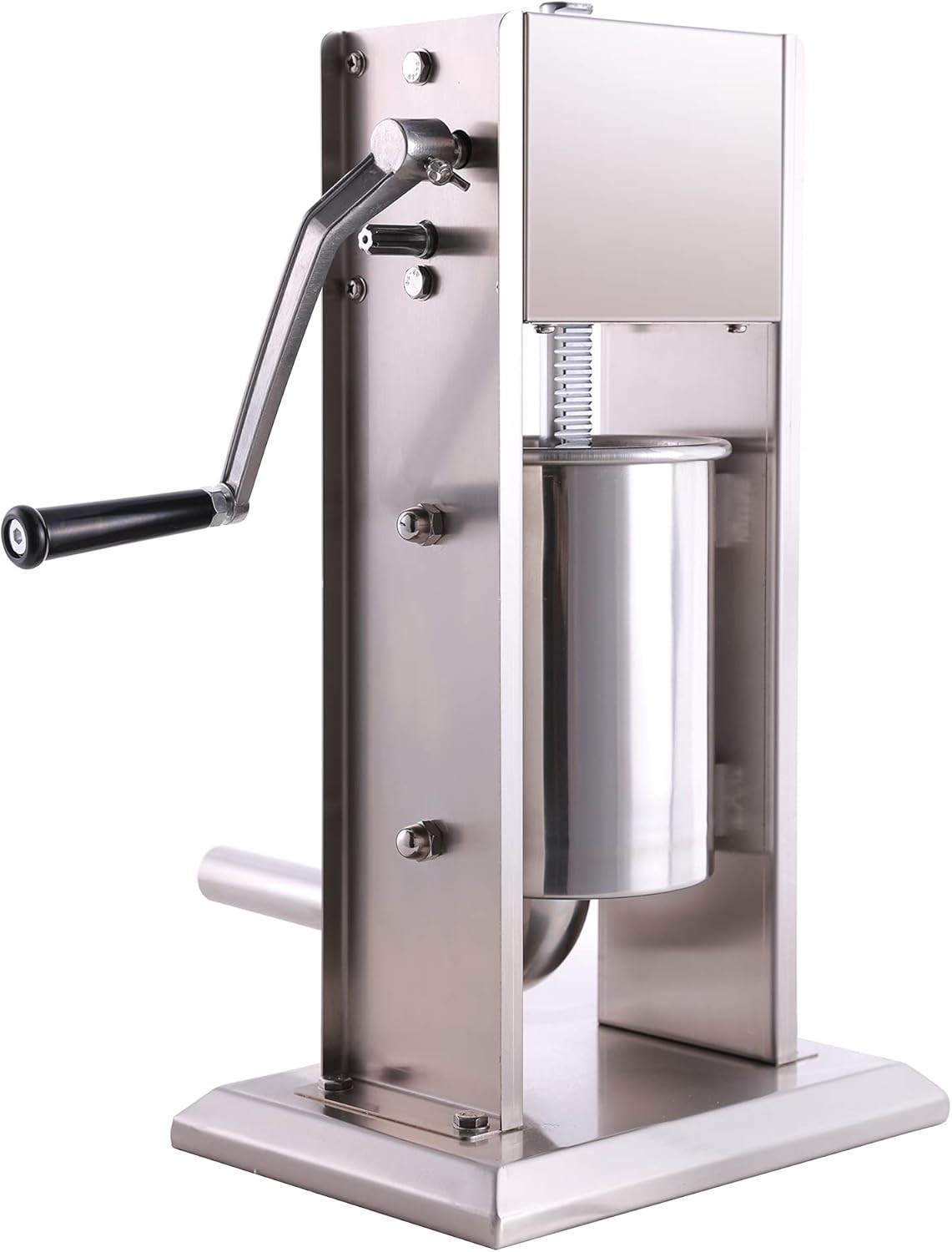 Hakka 2 in 1 Sausage Stuffer, Vertical Maker and 7LB/3L, Sliver