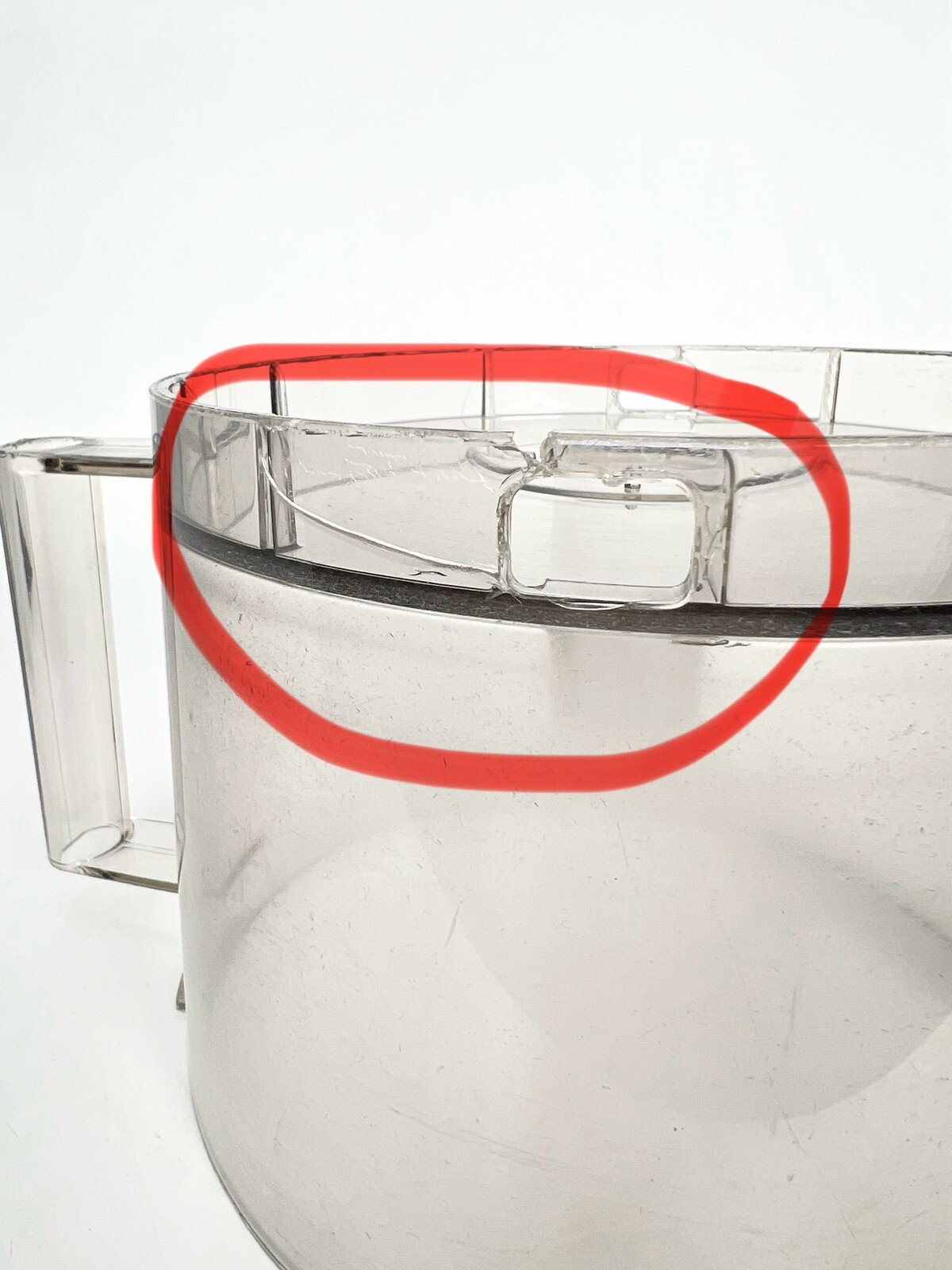 Genuine Cuisinart Custom Prep 11 Food Processor OEM Work Bowl DLC-2011 – CRACKED