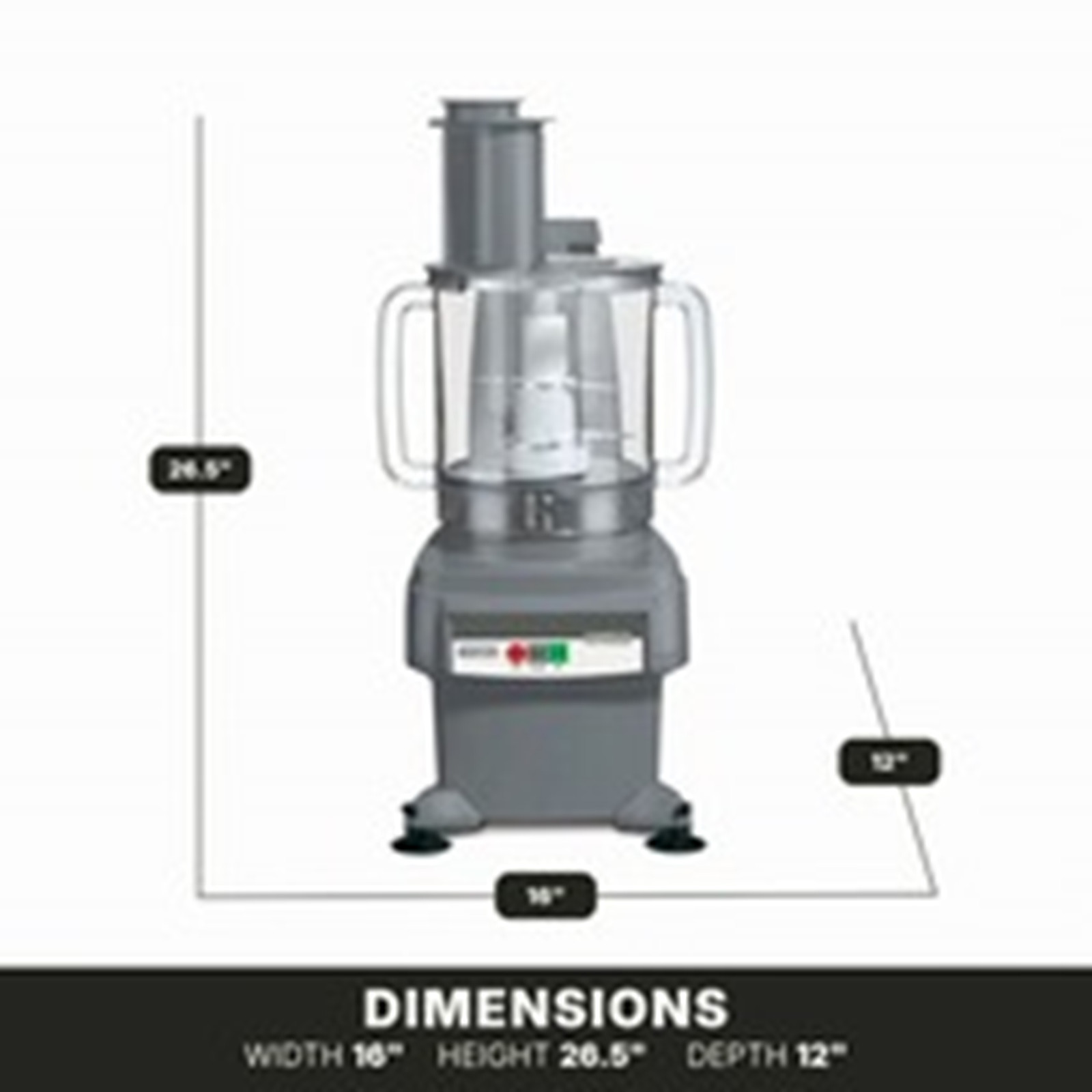 NEW CUISINART WARING 32FP20 FP2200 COMMERCIAL FOOD PROCESSOR 120V BARE UNIT