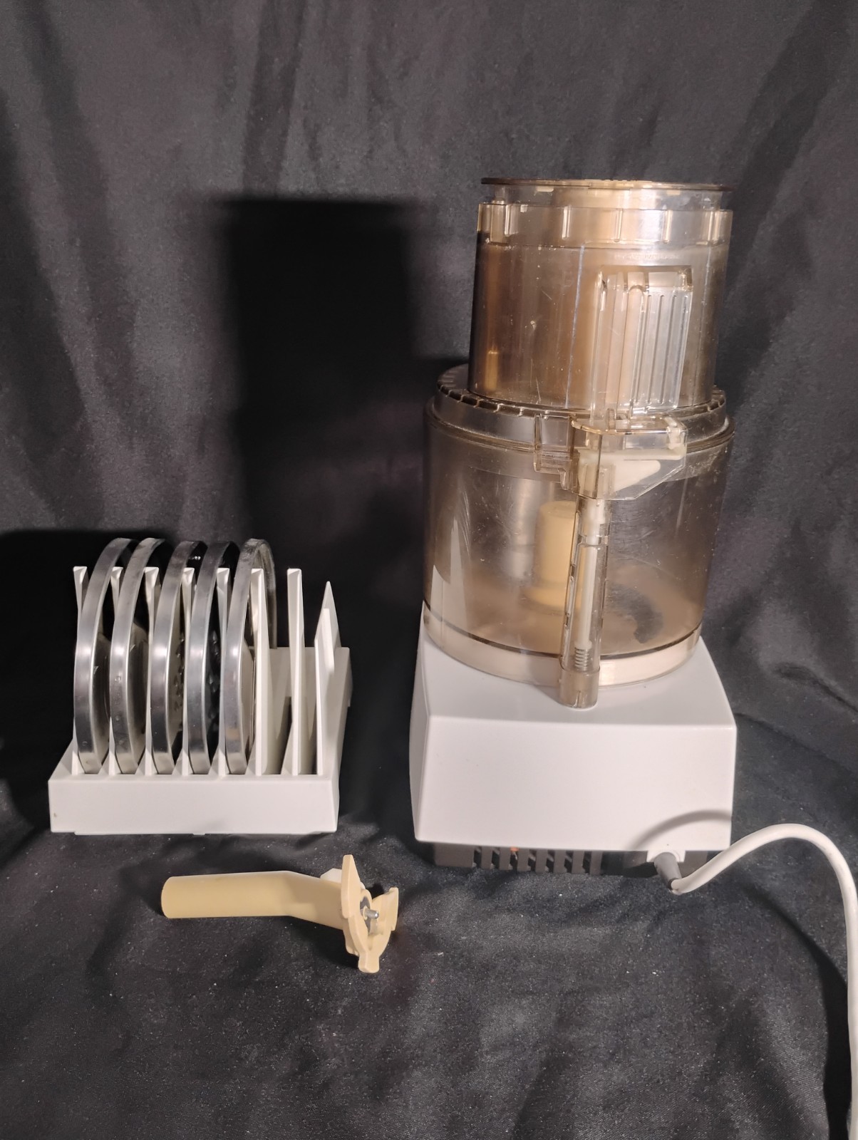 Cuisinart DLC-8 PLUS Food Processor w/ Discs 1984 Rare Vintage