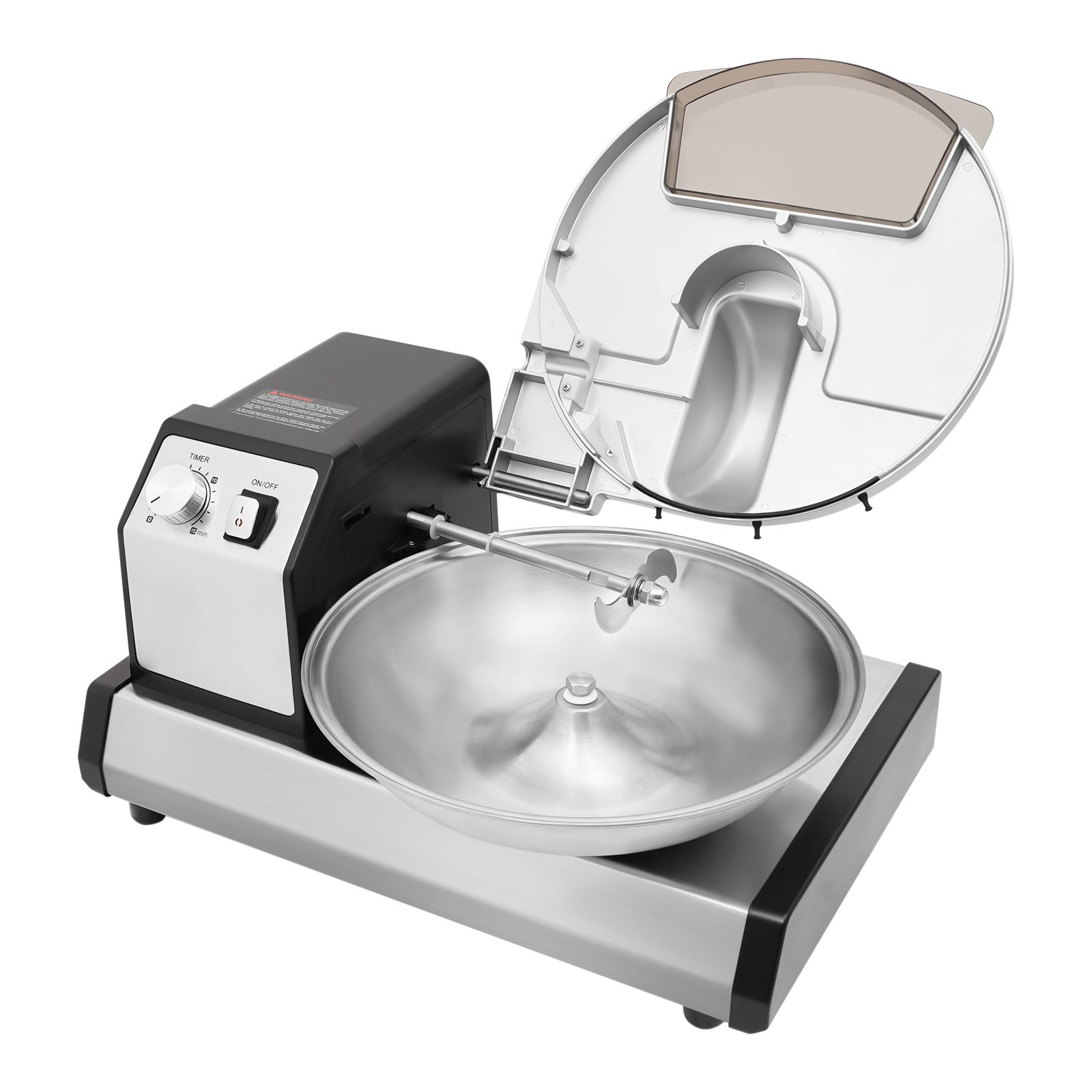 Commercial Food Processor, Electric Vegetable Chopper Meat Grinder Mincer 110V