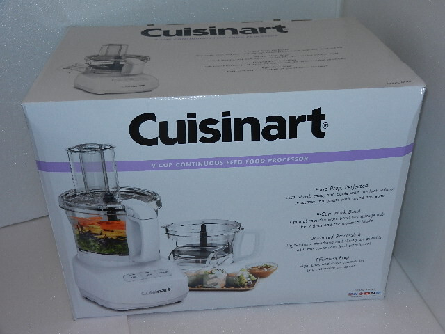 new no warranty Cuisinart 9-Cup continuous feed Food Processor DF-9CF 9cup