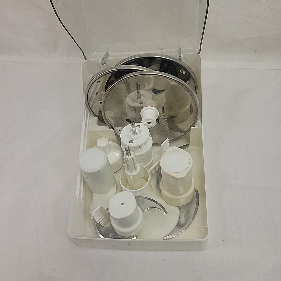 Magimix Cuisine Système Food Processor Storage Box With Blades And Stem
