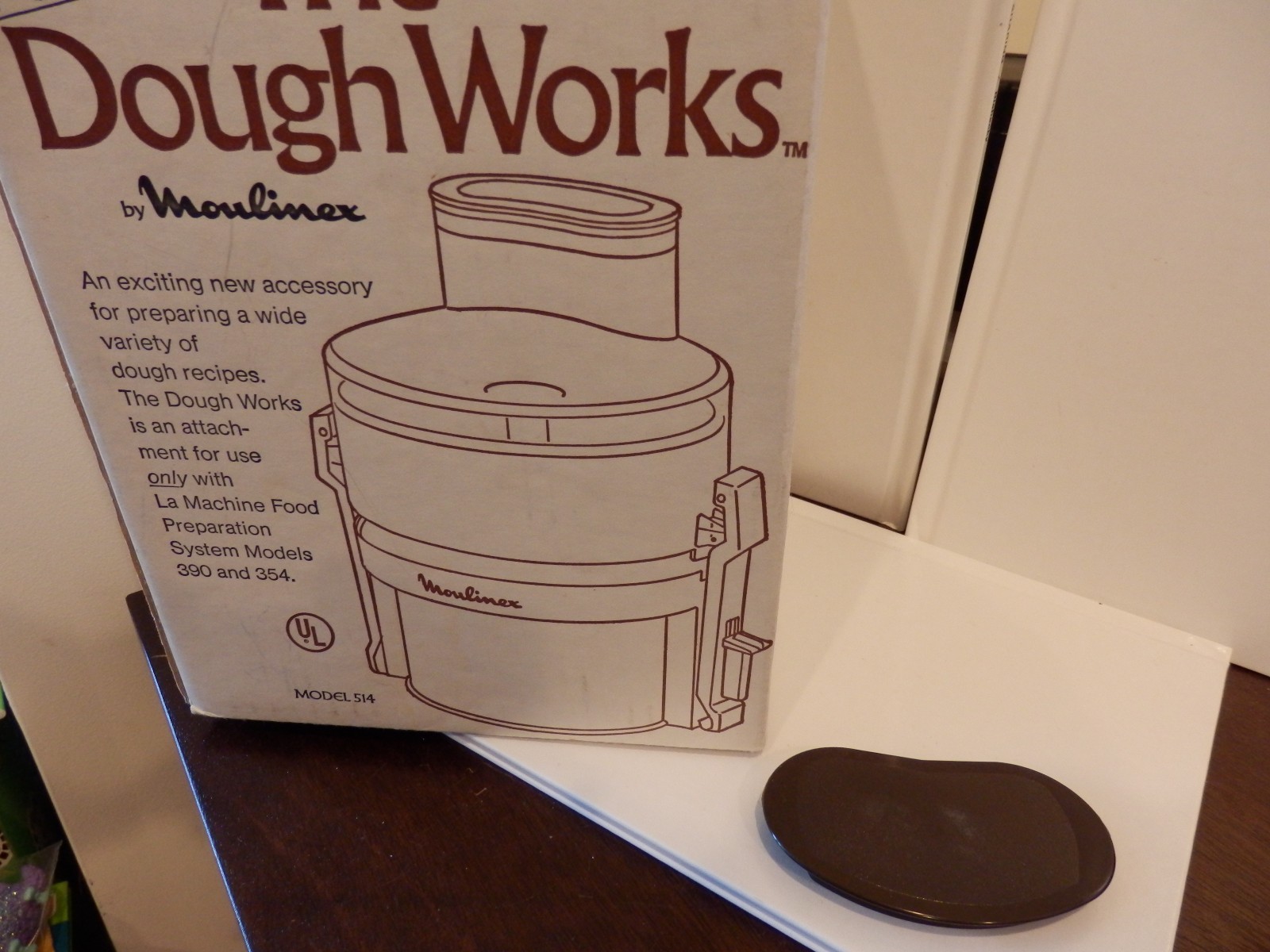 Moulinex Replacement DOUGH CAP ONLY for MODEL 514 LAMACHINE MODEL 390 354 NO BOX