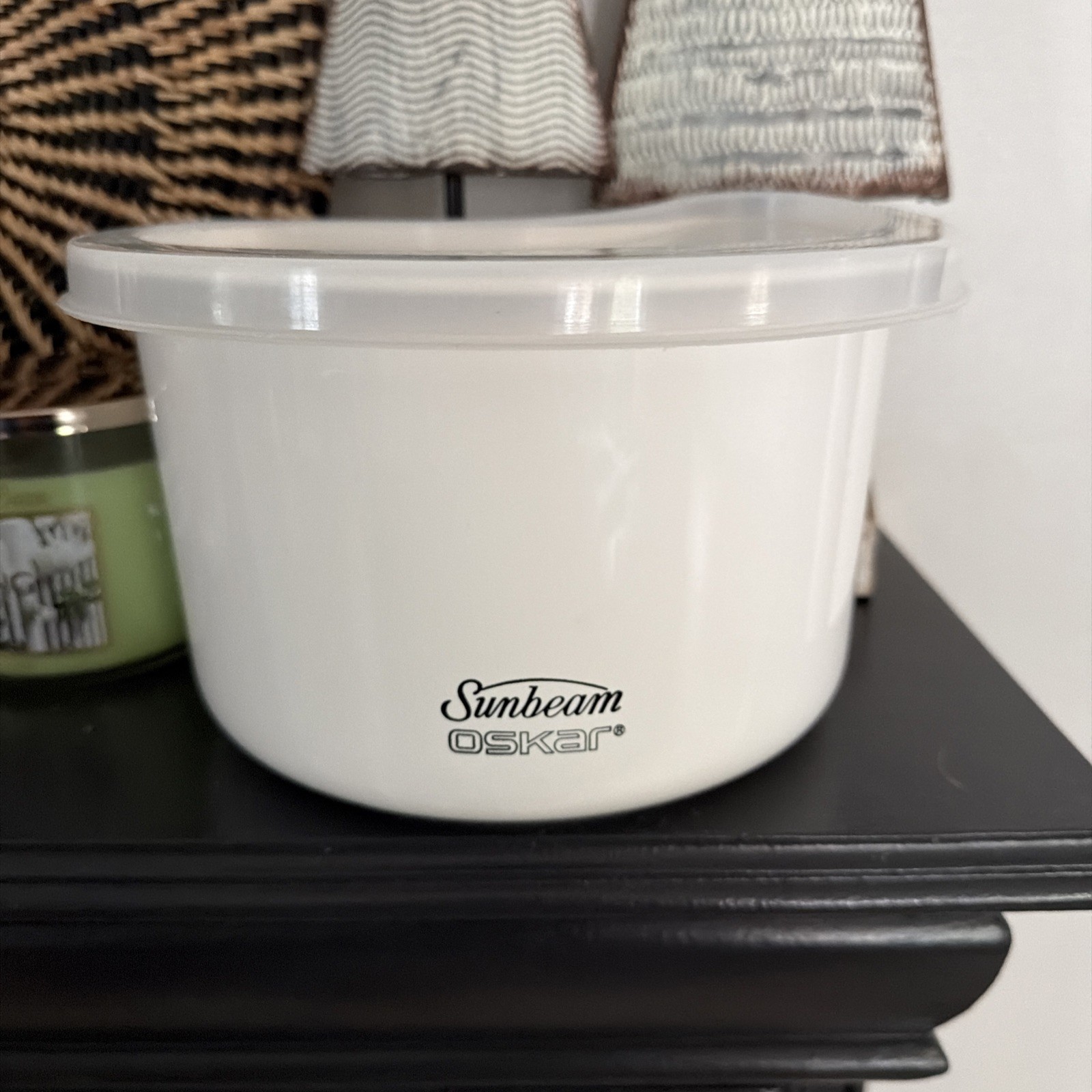 Sunbeam OSKAR Food Processor 94440 Accessory Bowl w/ Lid Unused