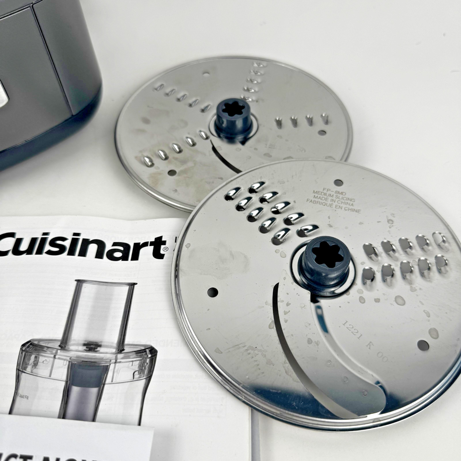 Cuisinart FP-8GMP1 Elemental 8-Cup Food Processor FP-1 Series Gunmetal Gray