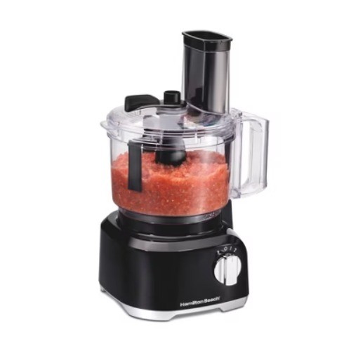 Hamilton Beach Bowl Scraper Food Processor Black – 70743: 450W, 2 Speeds
