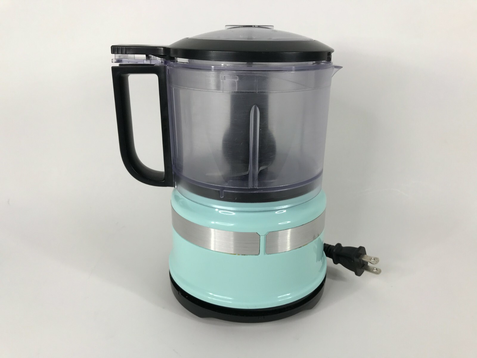 KitchenAid RKFC3516AQ 3.5 Cup Mini Food Processor – Aqua Sky Blue USED