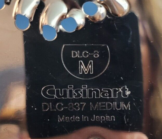 Cuisinart DLC-8 Plus Food Processor discs DLC-844 Slicer & DLC-837 Grater