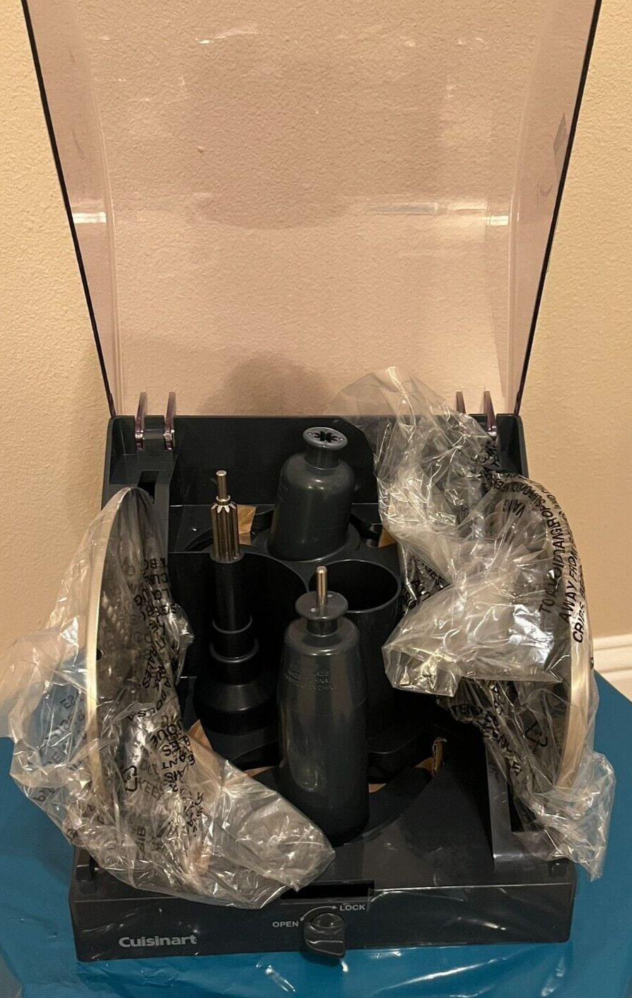 New FP-13SC Cuisinart 13-Cup Elemental Food Processor Storage Case Blades Garage