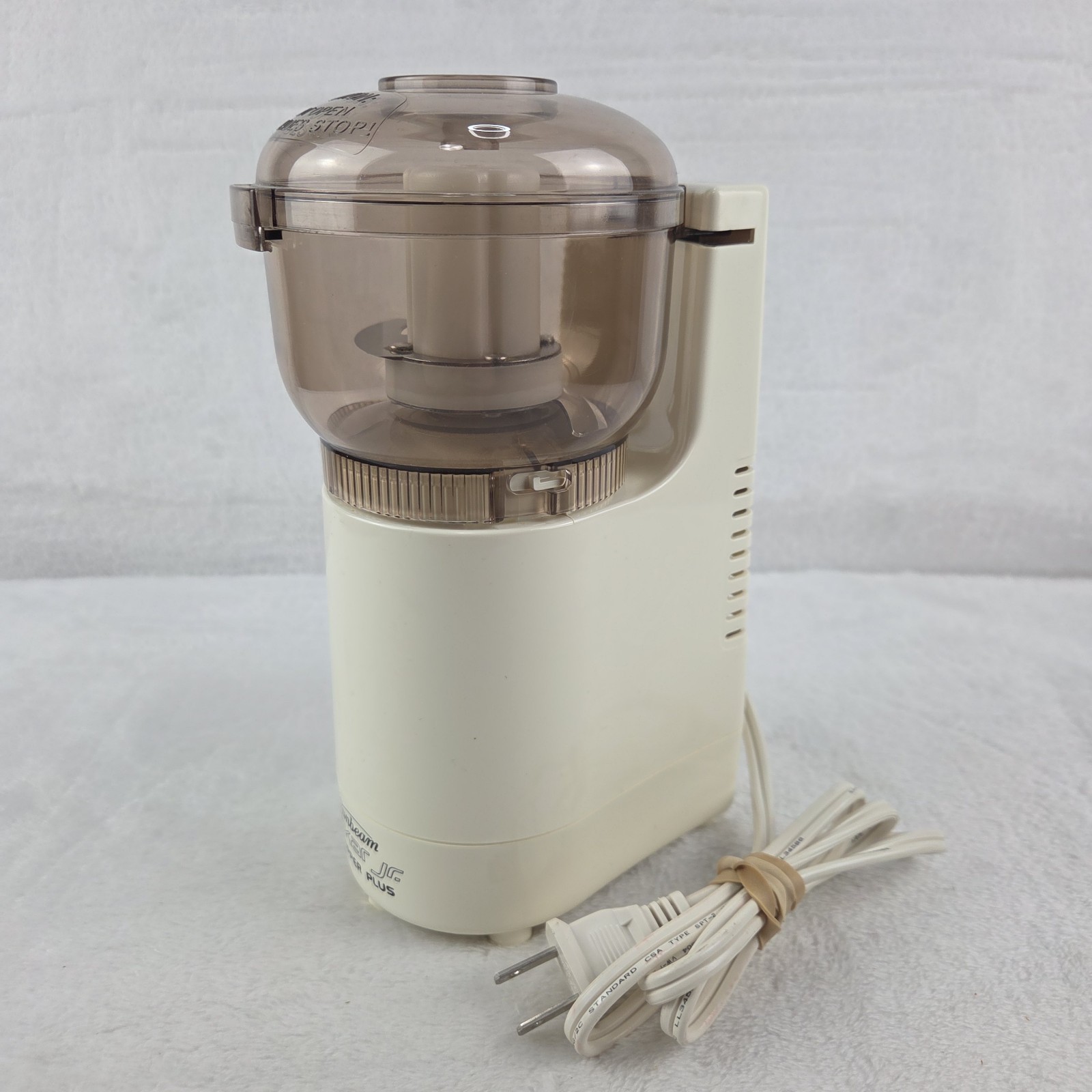 Vintage Sunbeam Oskar Jr Chopper Plus Model 14131 Food Processor Tested
