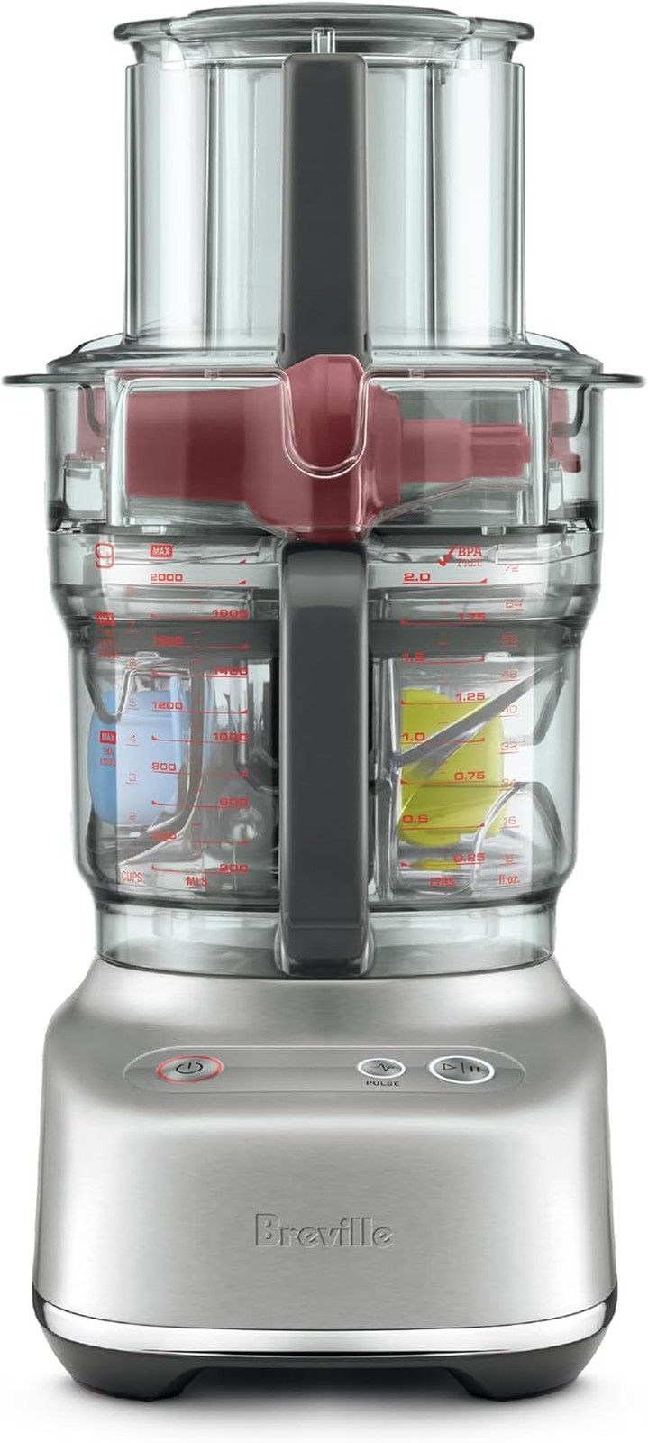 Breville BFP638 Paradice 9 Cup Food Processor and Dicer, Small, Brushed Stainles
