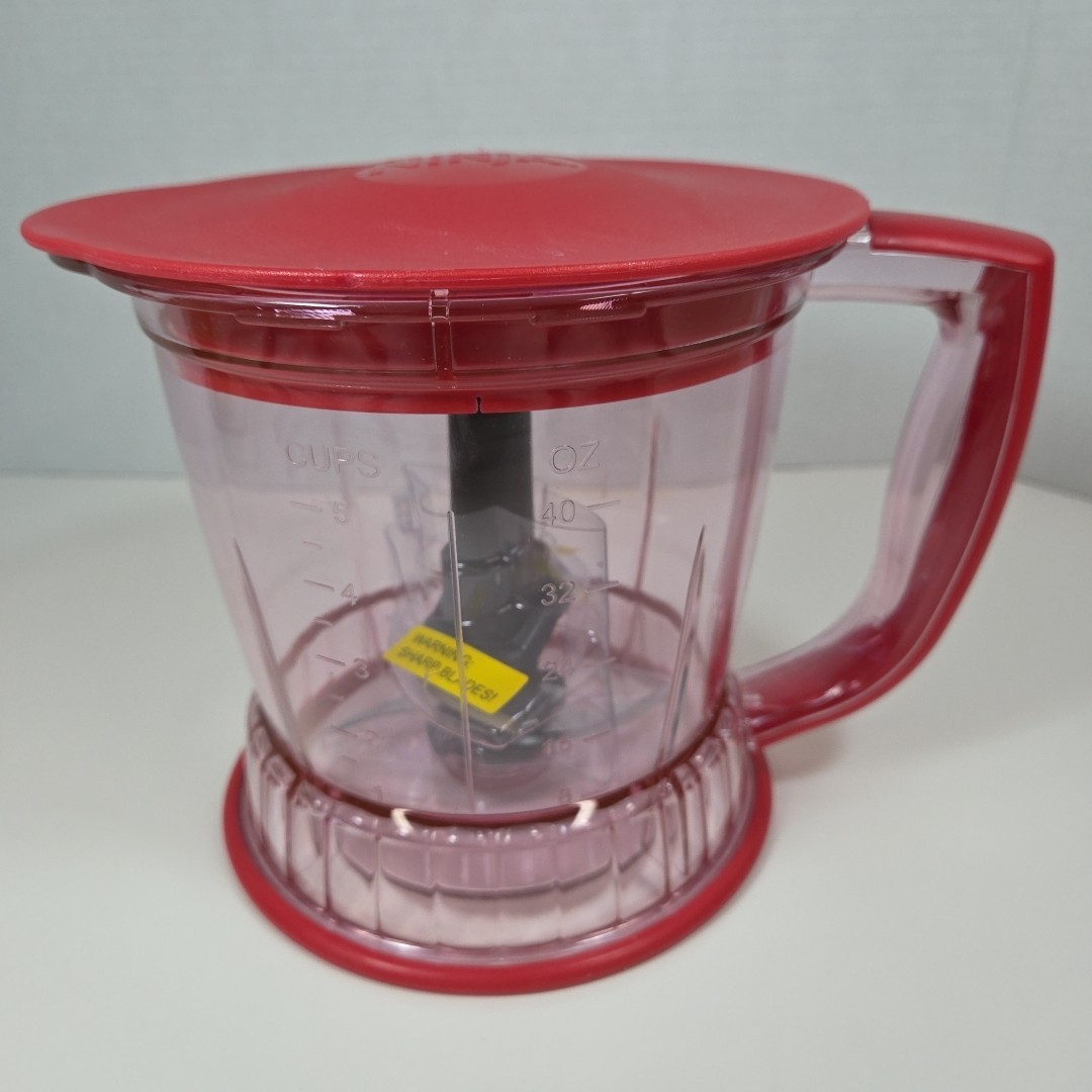 Ninja Storm 40 oz Pitcher, Lid & Blade Assembly 5 Cup Red QB751Q Replacement New
