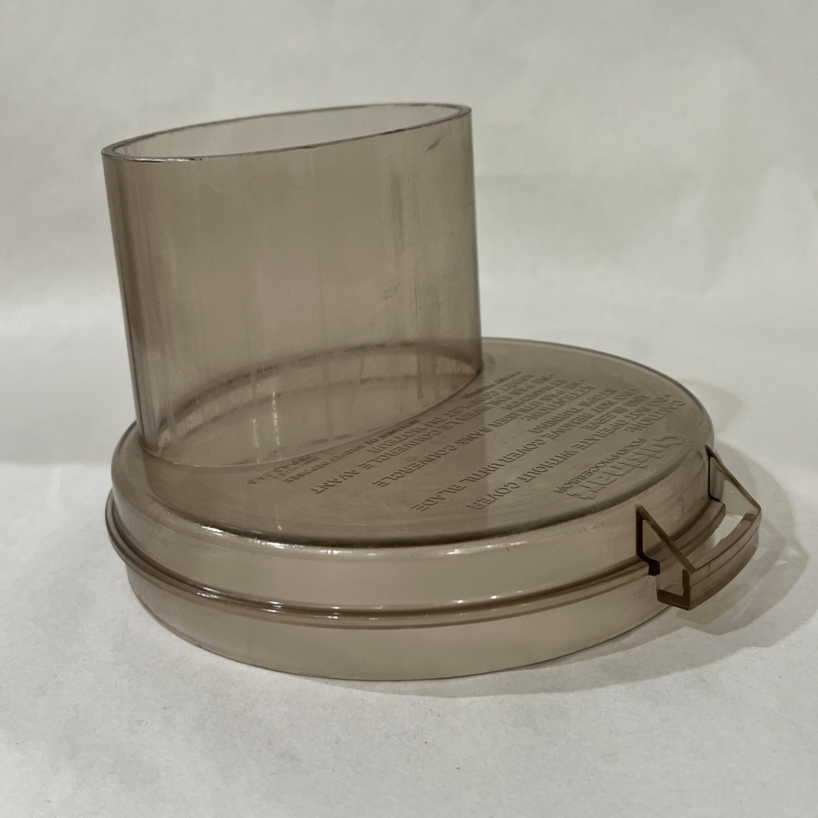 Cuisinart DLC-10E Food Processor Lid Cover Amber Replacement Part CFP-4 5 5A 9