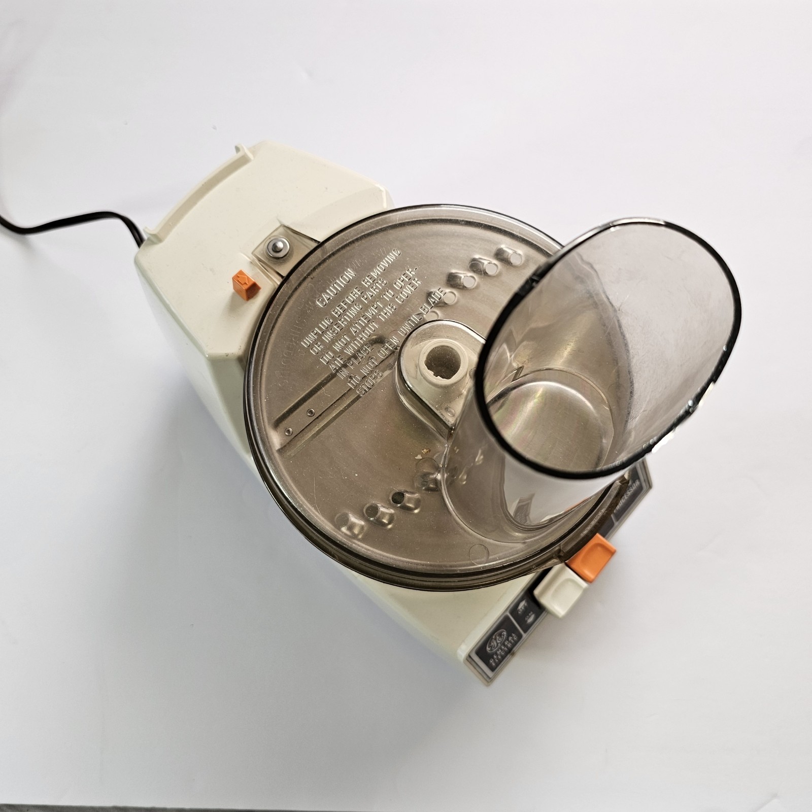 GE Food Processor model 420A D1FP1B Vintage General Electric WORKS And Tested