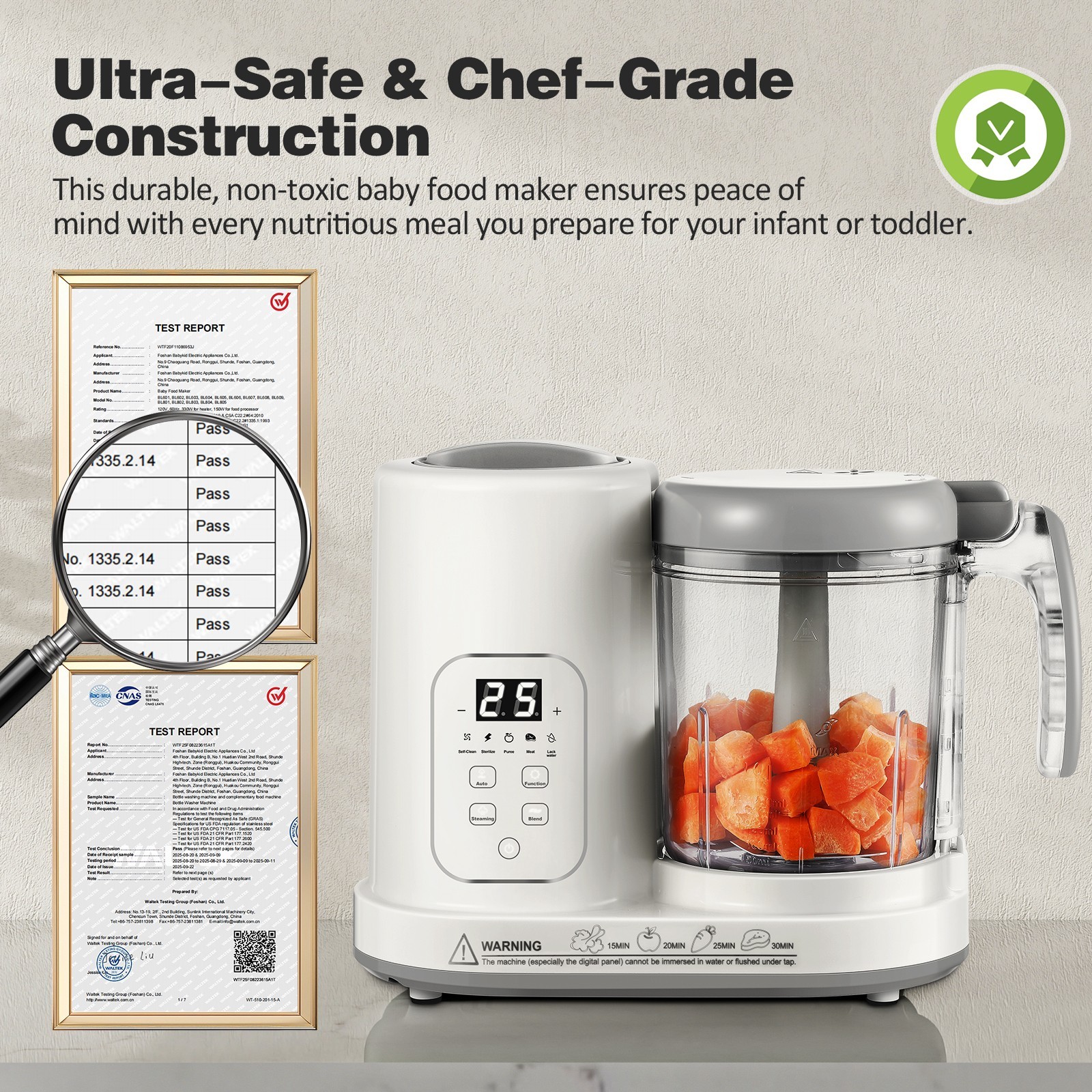 10 Cup Food Processor 600W Multifunctional 5 in 1 Blender Chopper Juicer Mixer