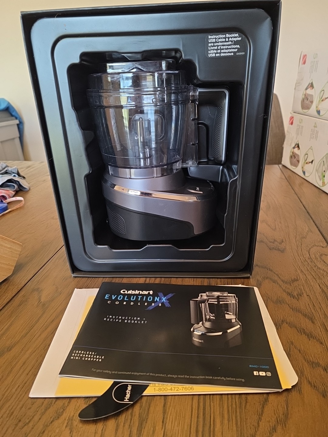 Cuisinart Evolution X(RMC-100C)Cordless 4-Cup Mini Chopper – Missing The Blade –