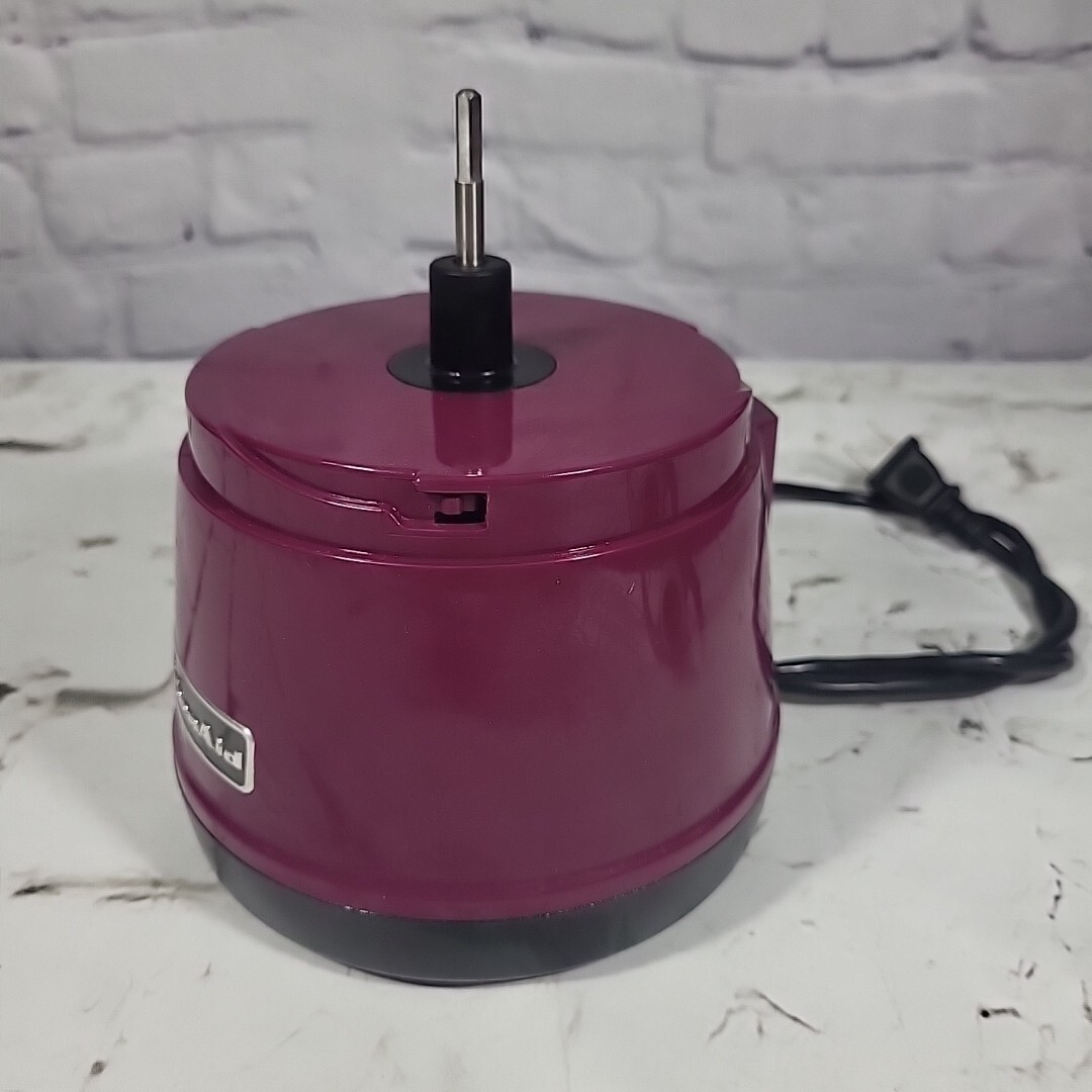 KitchenAid Food Processor 3.5cup Chopper #E105402 Motor Only Plum Purple