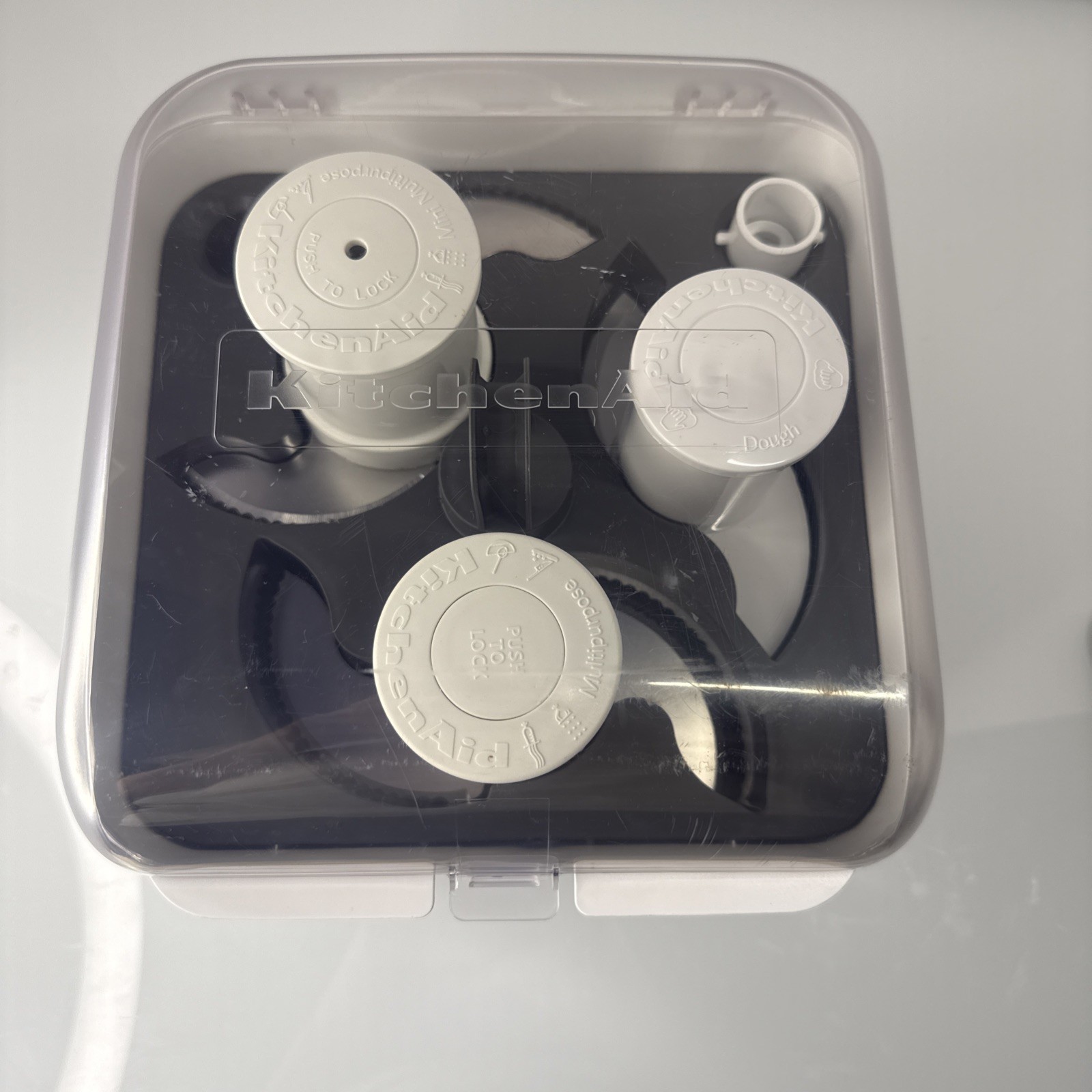 KitchenAid Food Processor Blade Disc Set (White) Hub Slicing Shredding