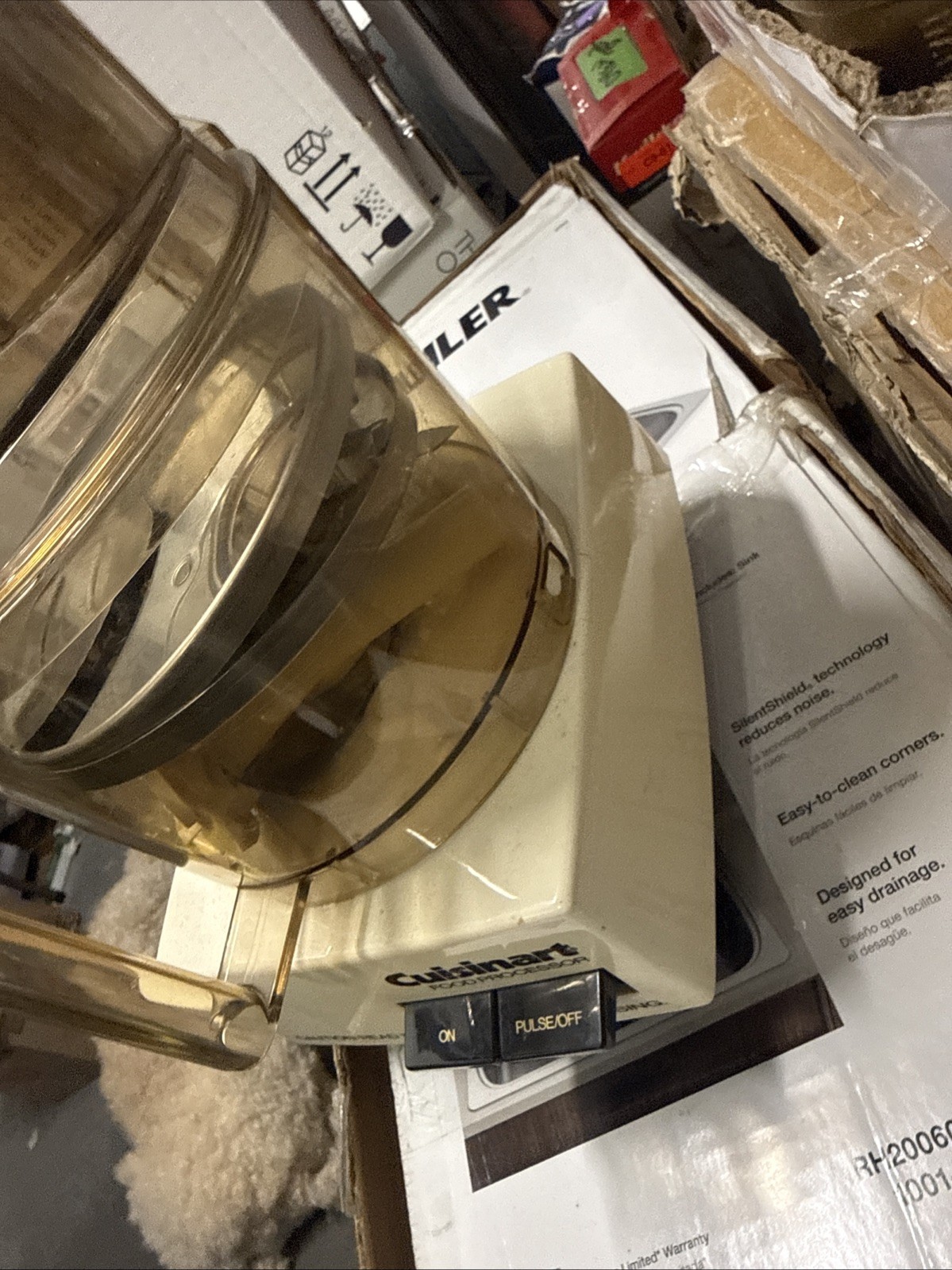 Vintage Cuisinart DLC-8F 11-Cup Amber Food Processor – Made In Japan