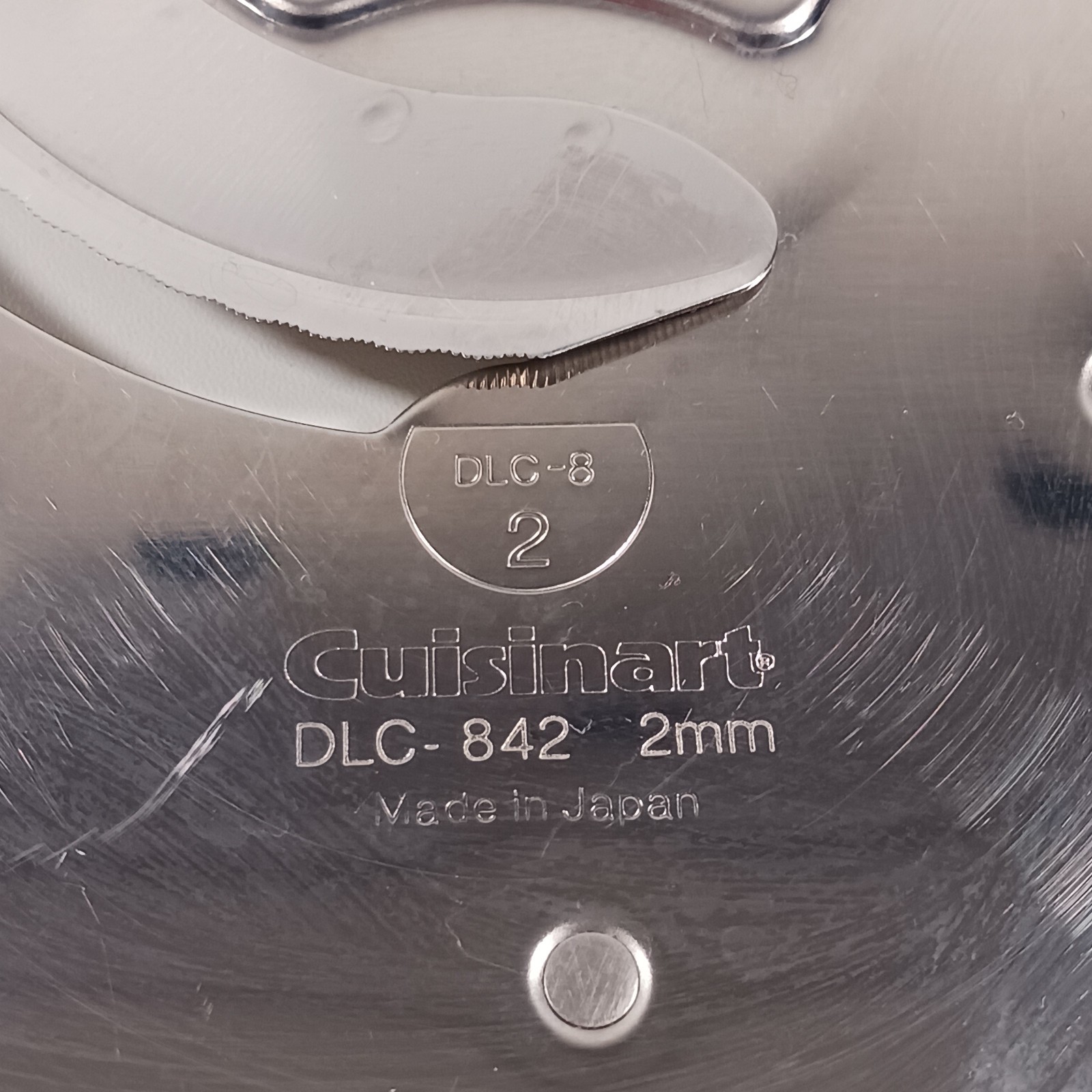 Cuisinart DLC-8 Food Processor Disc Blade Set of 7 Blades and Holder Stand