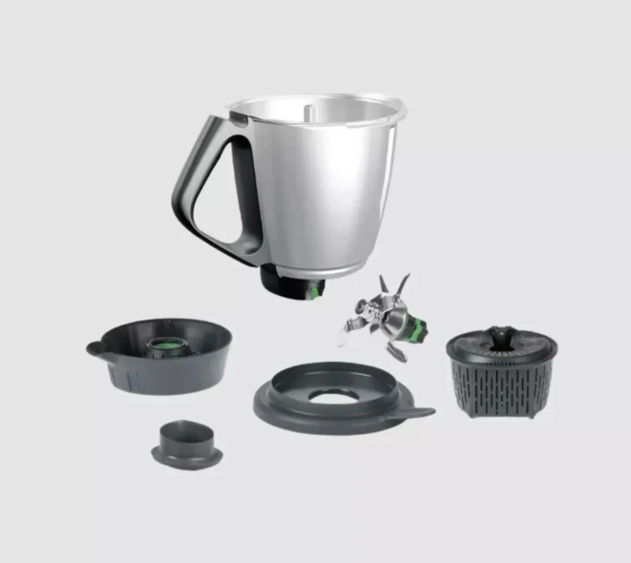 BIMBY TM6 COMPLETE MUG NEW ORIGINAL VORWERK THERMOMIX COMPLETE WITH BLADES