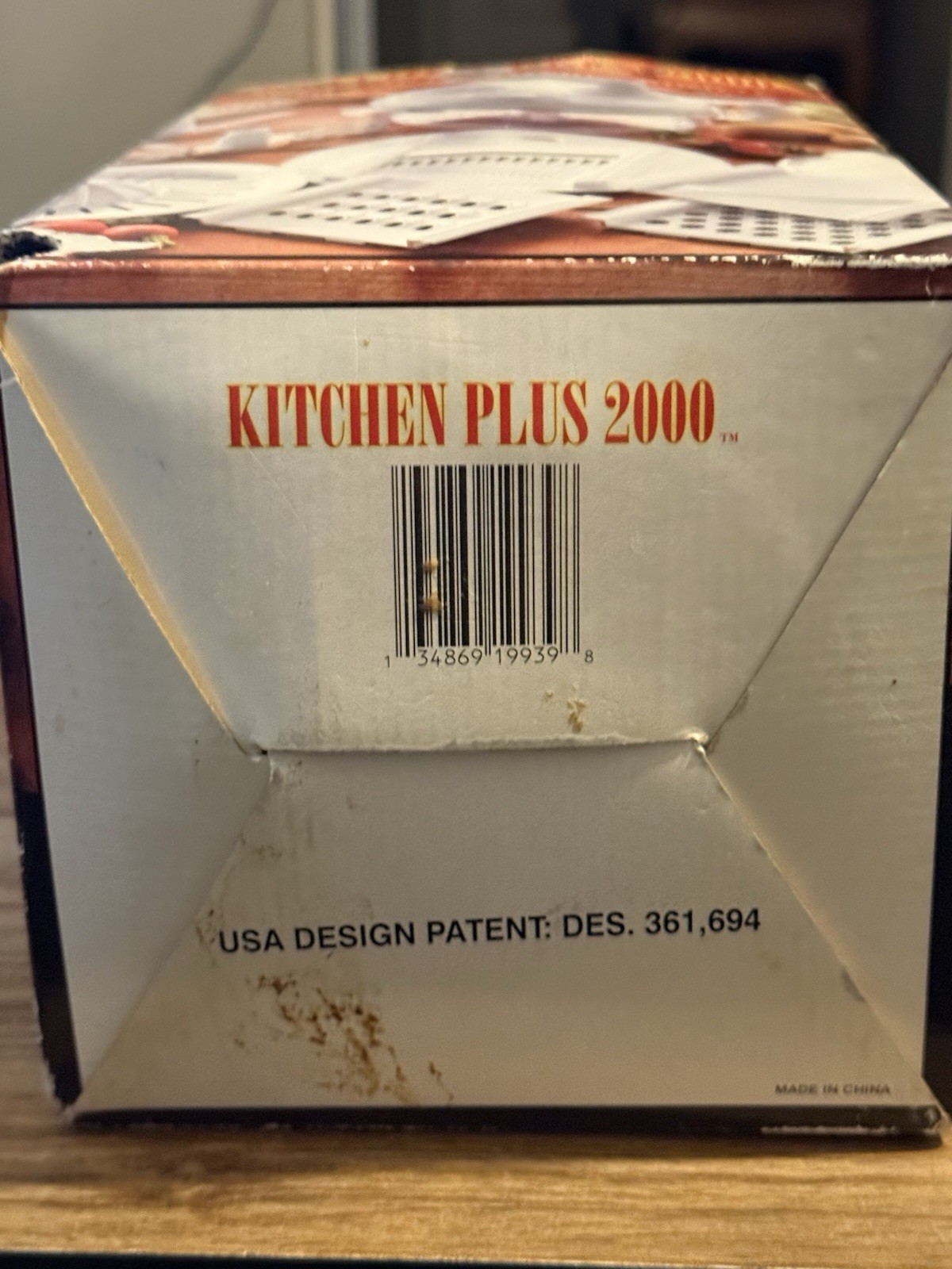 Kitchen Plus 2000 Manual Food Processor Chopper Slicer Open Box Unused Complete