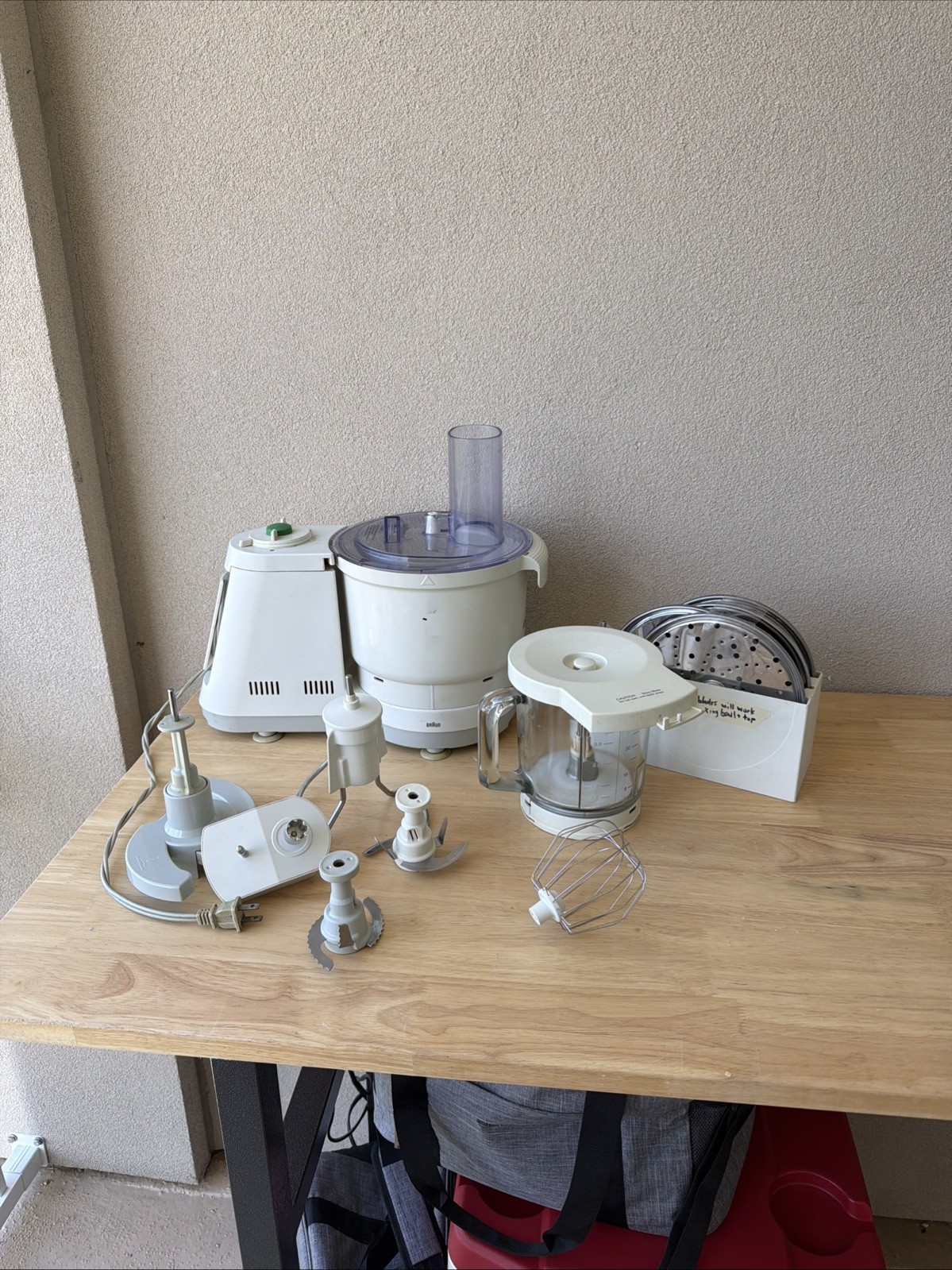 Braun Model 3210 Food Processor Preparation Center Made in Germany TESTED WORKS
