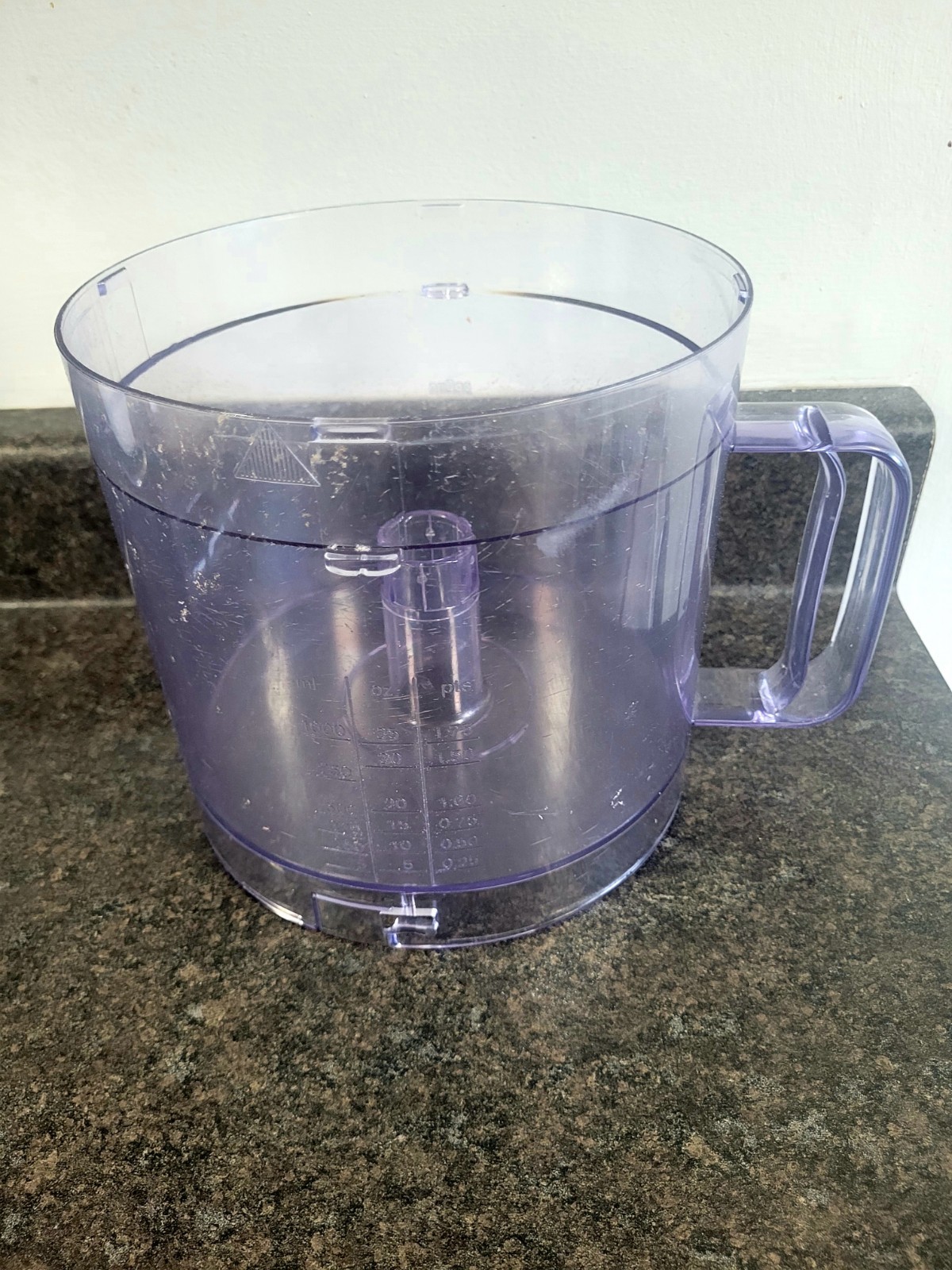 Braun 1000 ML Food Processor Work Bowl Lid Pusher 4243 4258 4259 4261 4262 OEM