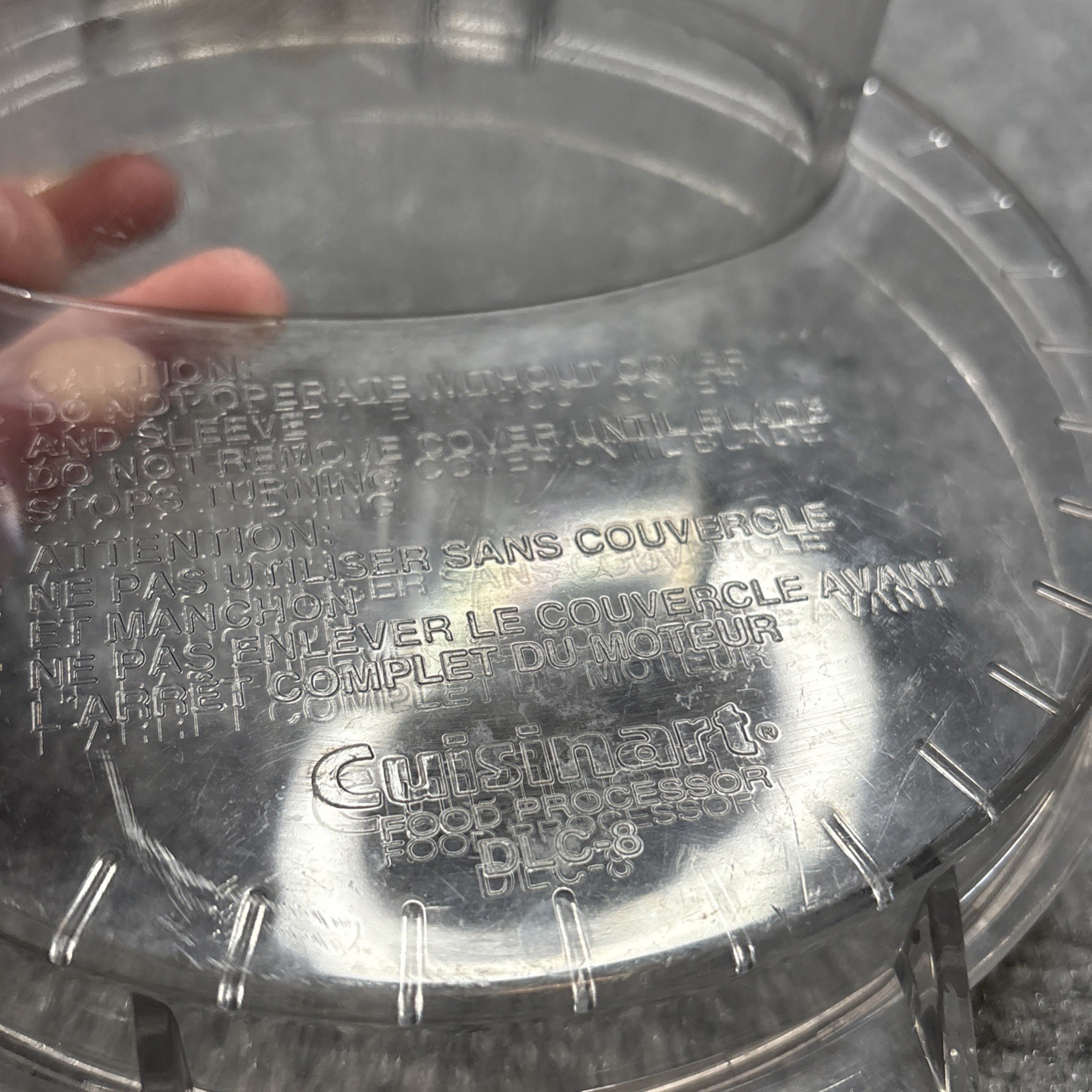 Cuisinart Pro Custom 11 Food Processor DLC-8S TX Replacement Lid Only